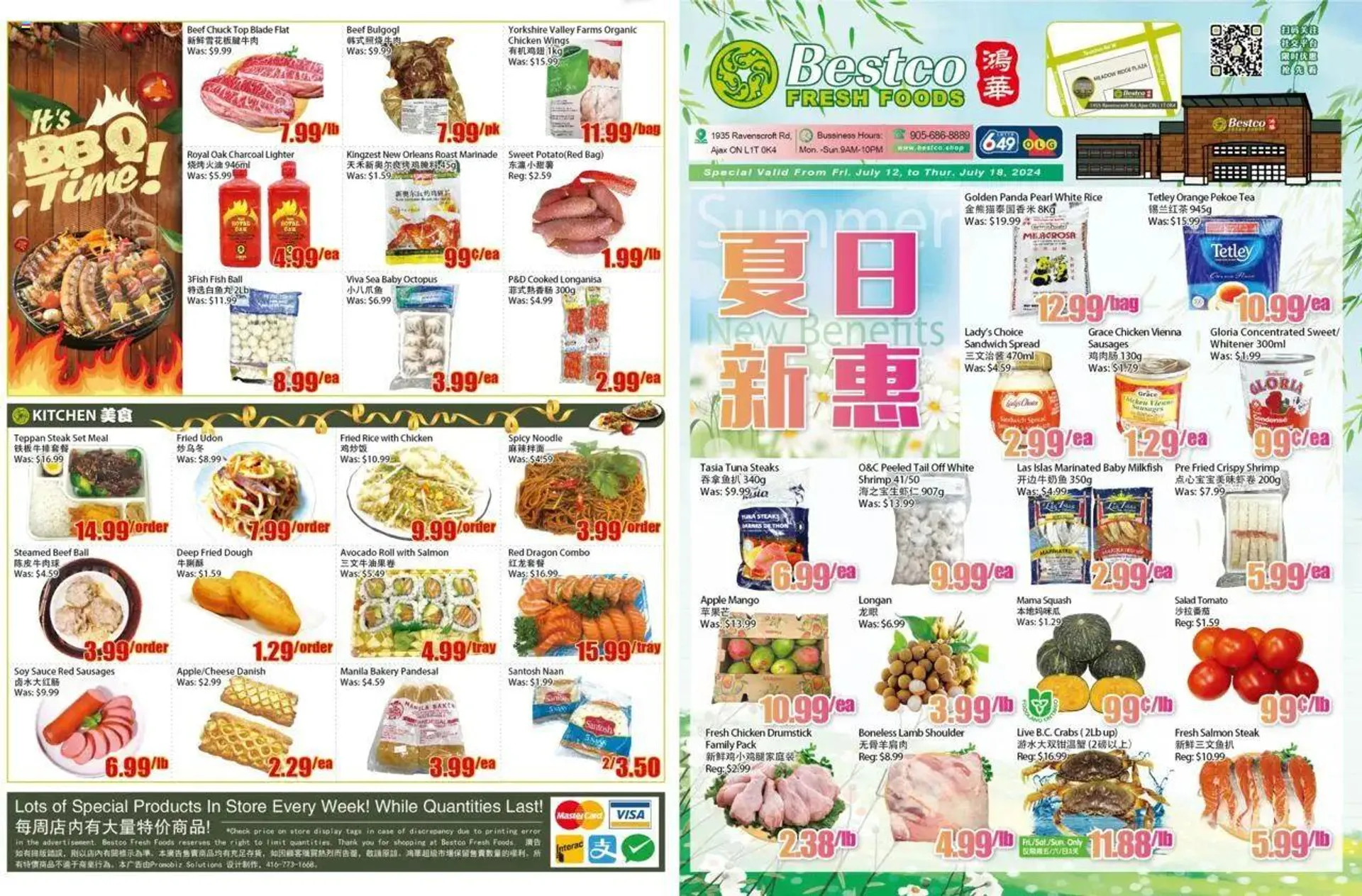 Bestco Foodmart weekly flyer / circulaire - 0