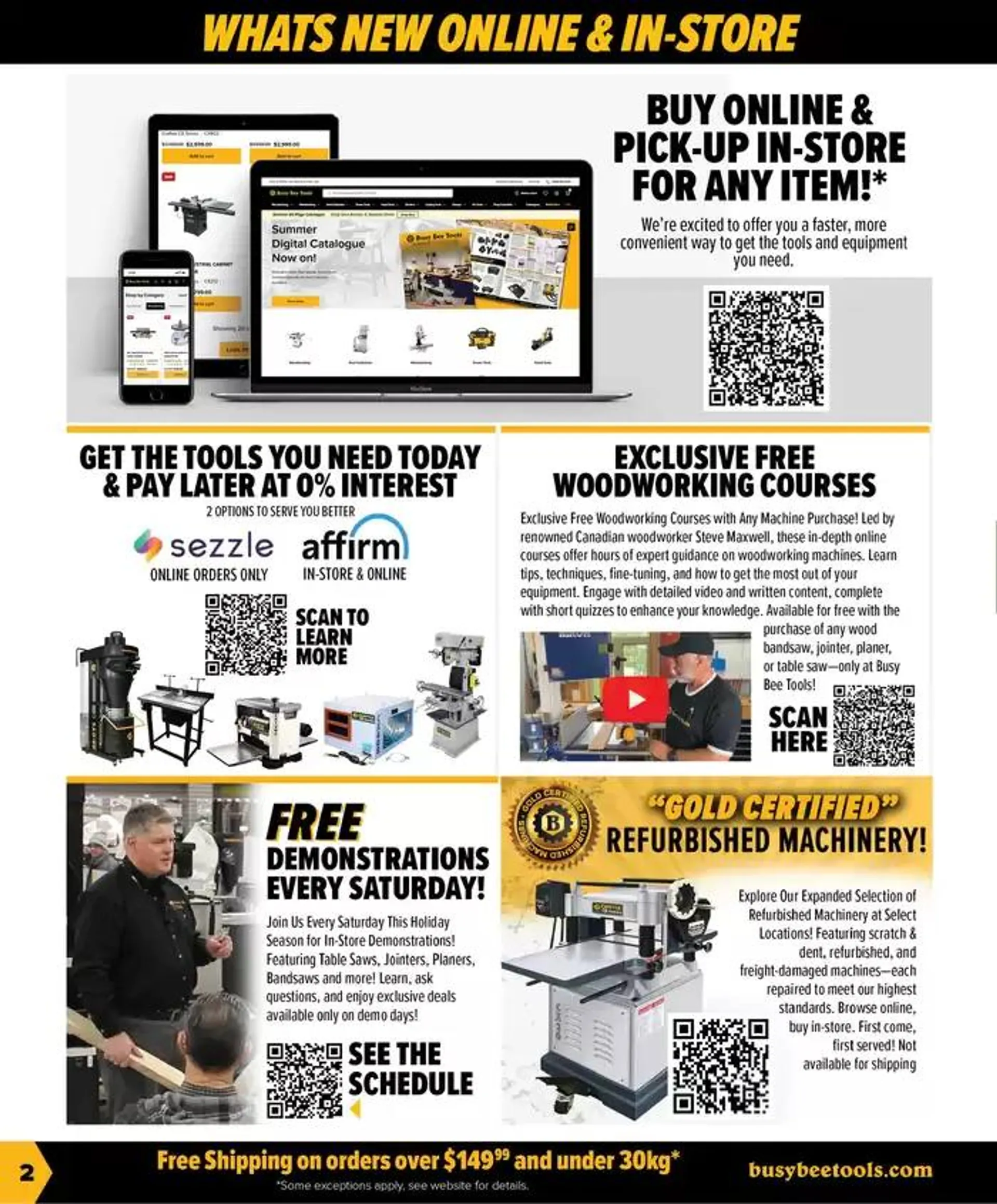 Busy Bee Tools Holiday Catalogue from November 4 to January 4 2025 - flyer page 2