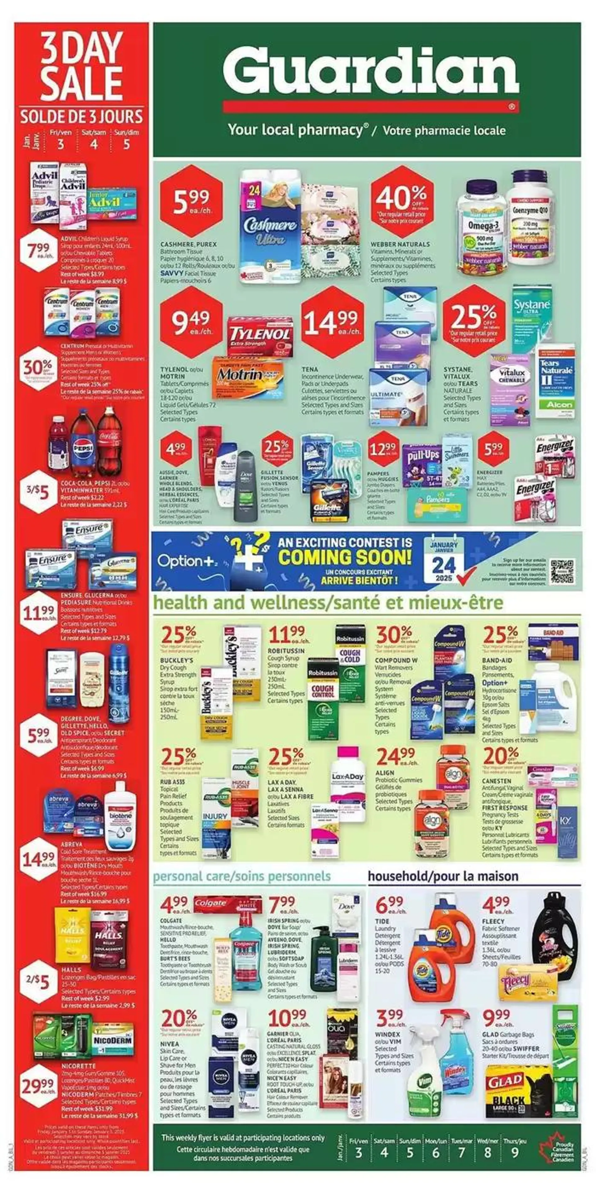 Guardian Pharmacy weekly flyer - 1