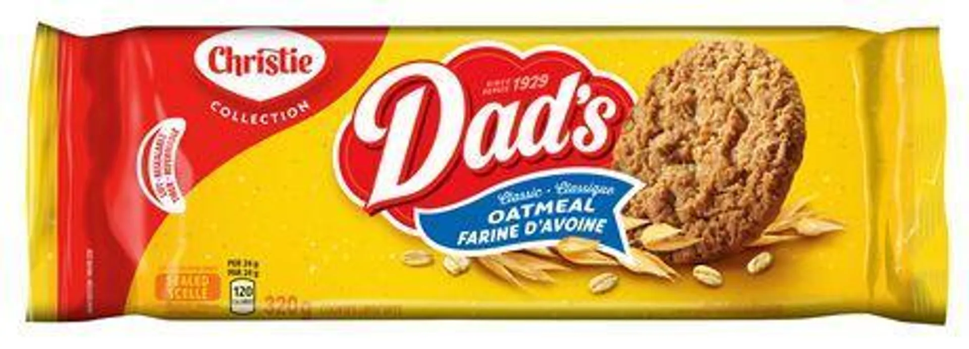 Christie Dad's Oatmeal Cookies, Original 320g