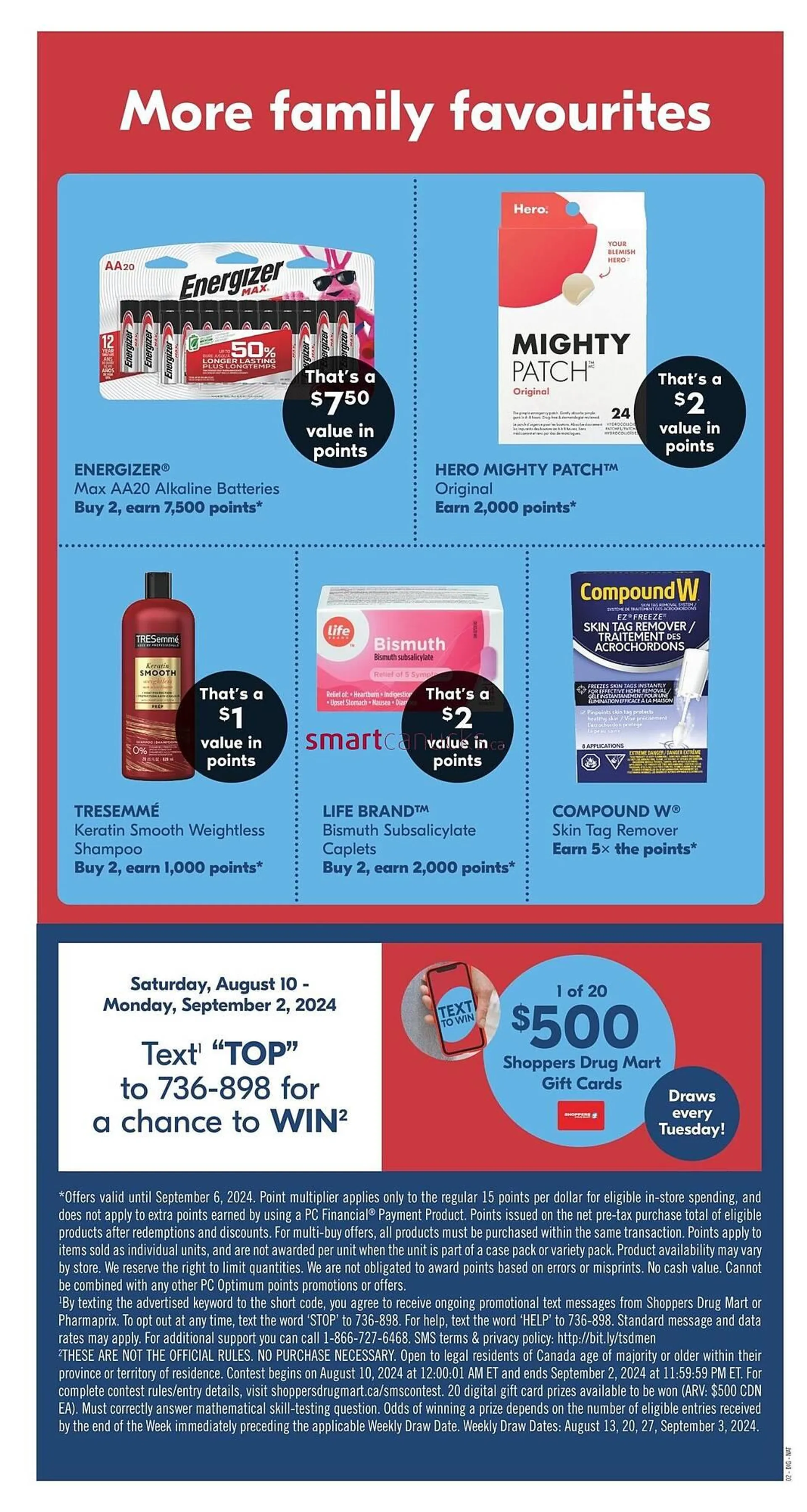 Shoppers Drug Mart flyer from August 22 to August 28 2024 - flyer page 25