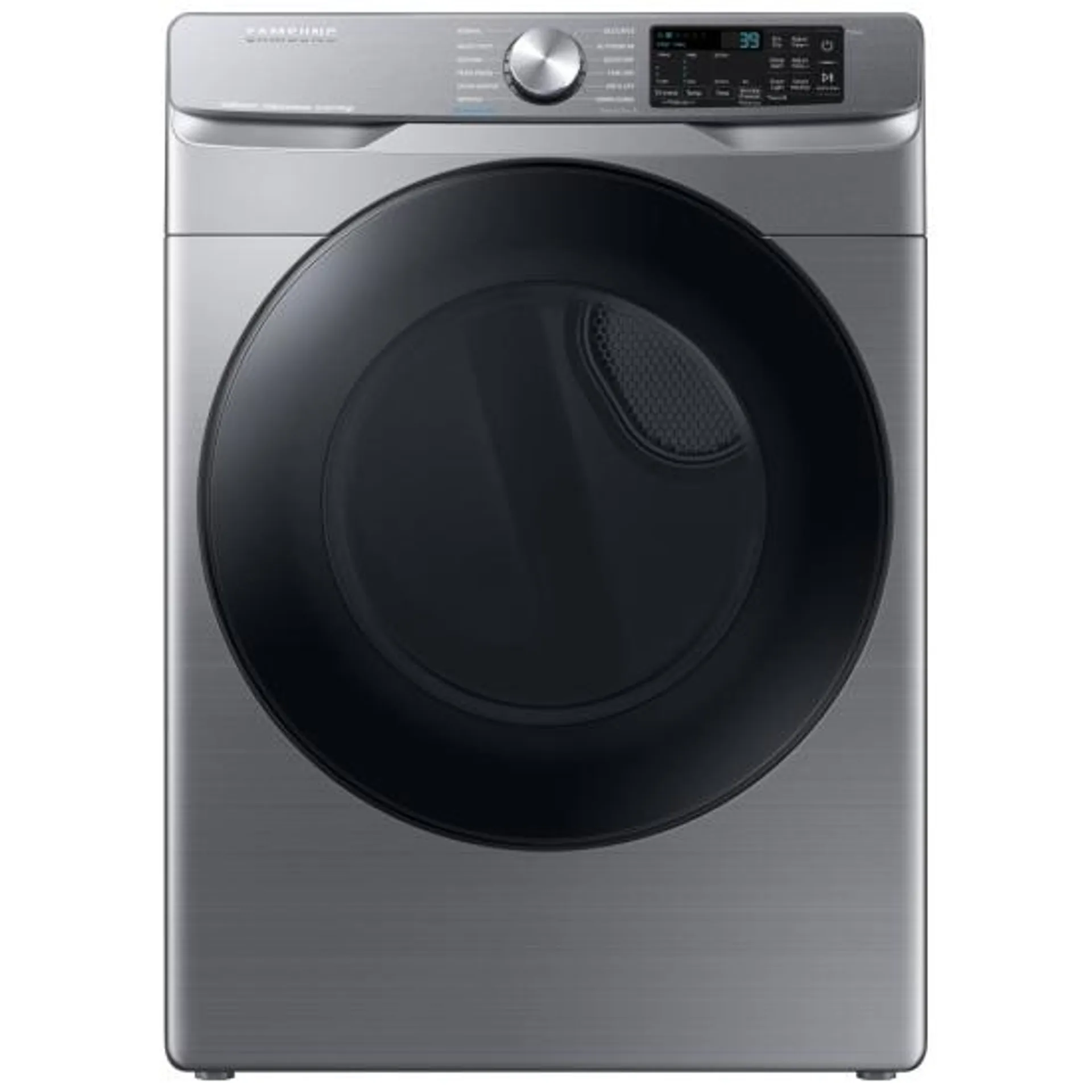 Samsung DVG45B6305P - DVG45B6305P/AC Dryer, 27 inch Width, Gas, 7.5 cu. ft. Capacity, Steam Clean, 5 Temperature Settings, Stackable, Steel Drum, Wifi Enabled, Grey colour