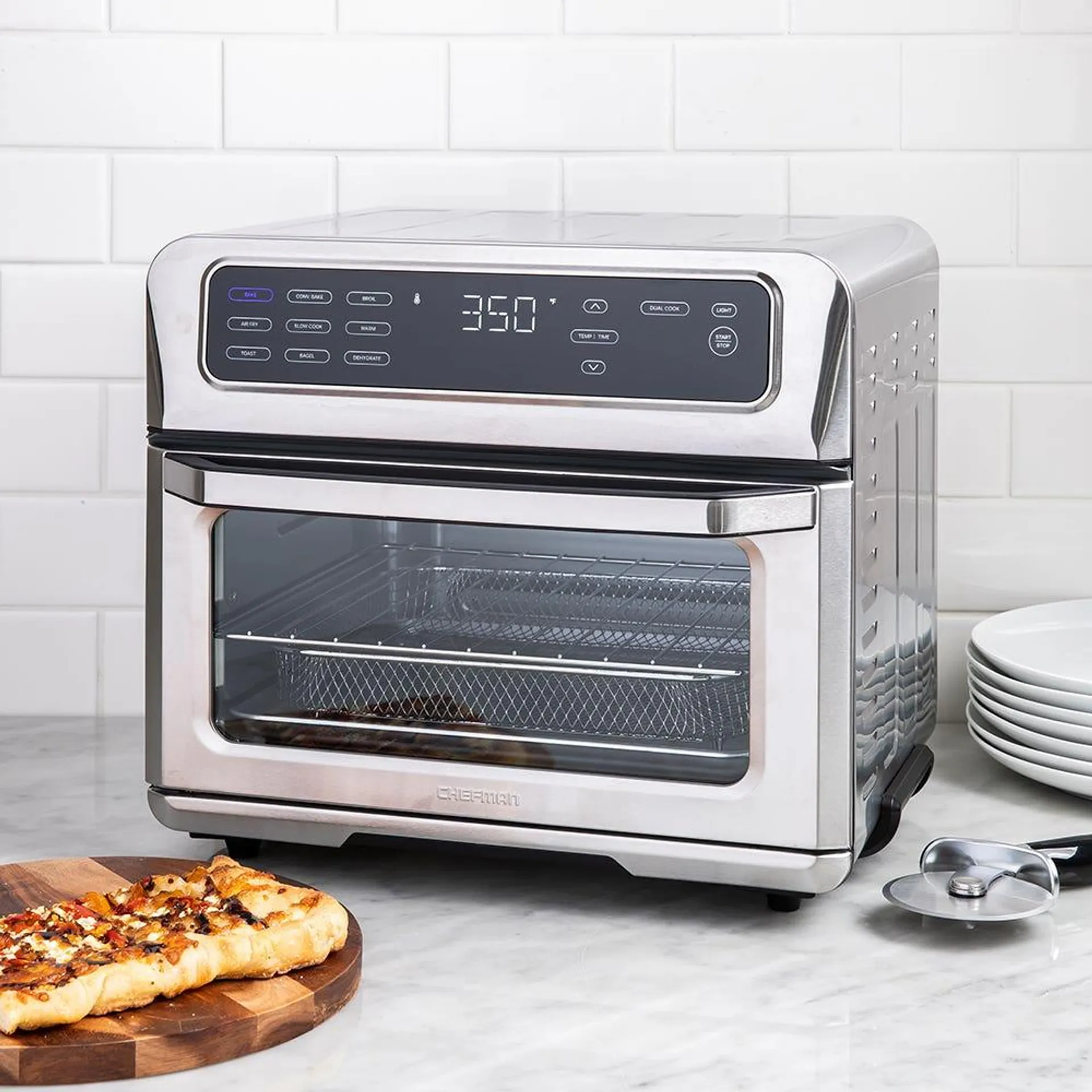 Chefman Dual Function Toaster Oven Air Fryer