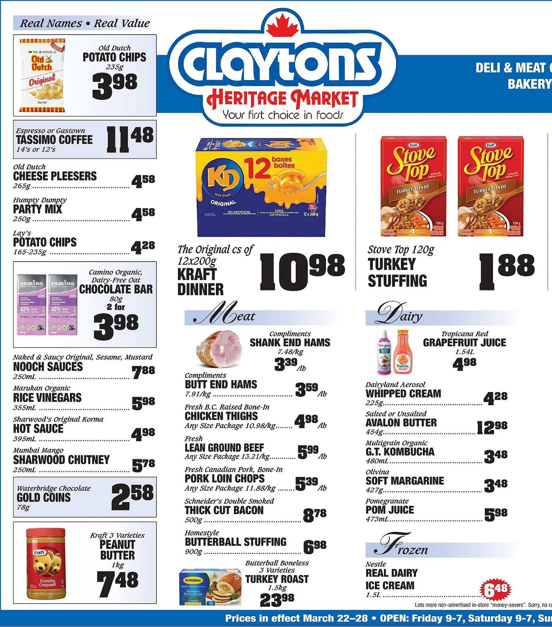 Claytons Heritage Market flyer from March 22 to March 28 2024 - flyer page 1
