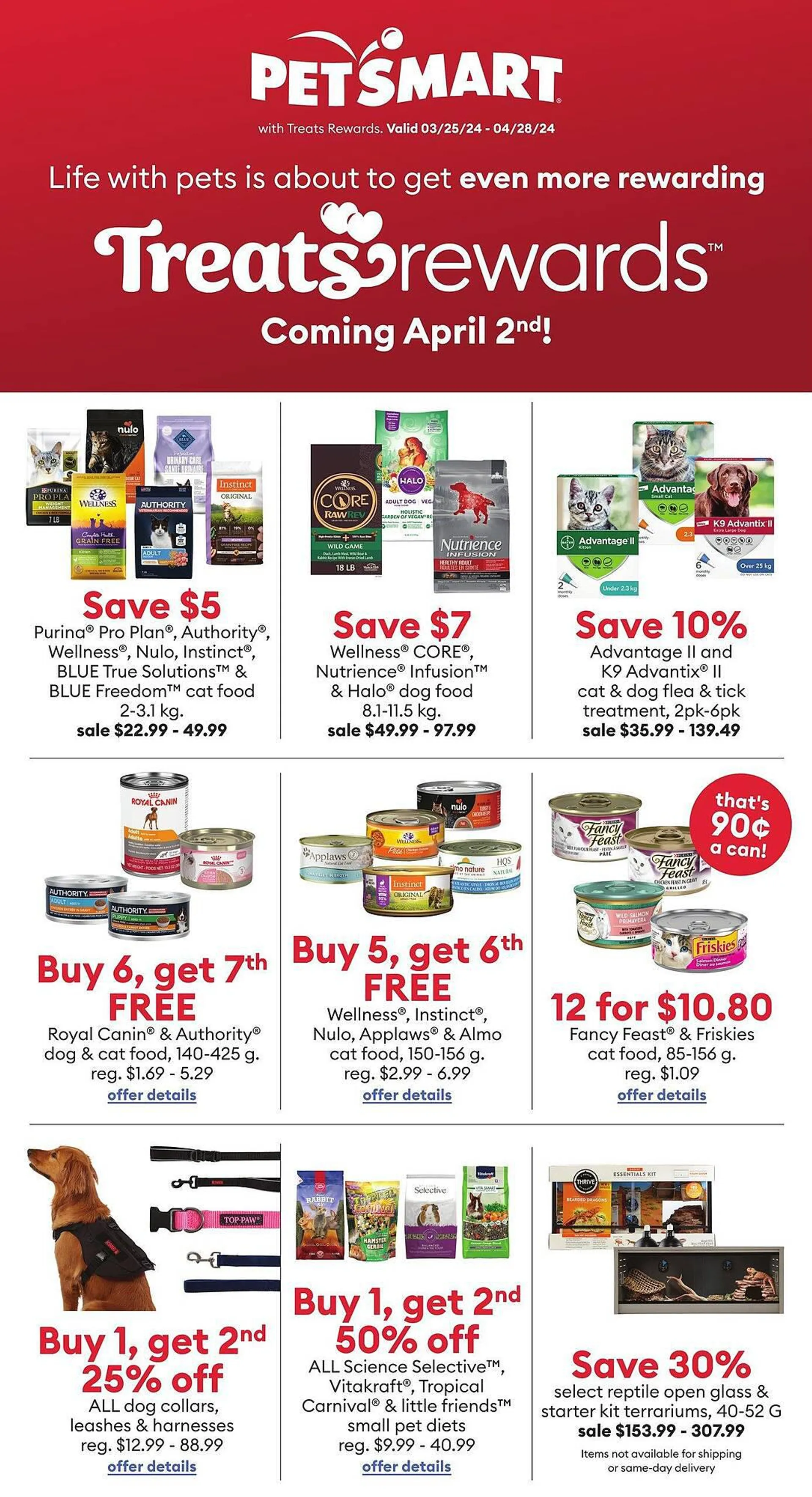 Petsmart flyer from March 25 to April 28 2024 - flyer page 