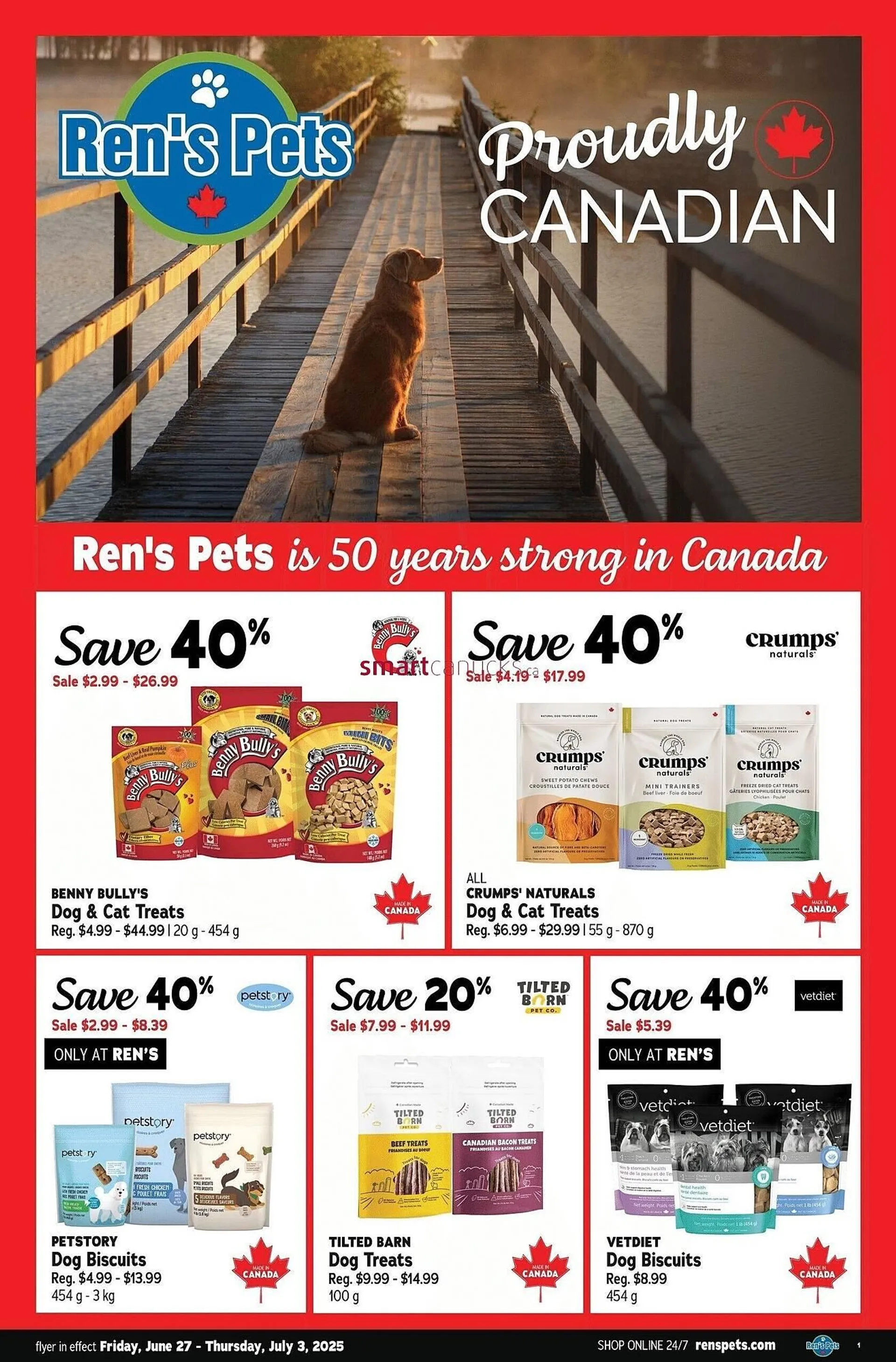 Ren’s Pets Depot flyer from June 26 to July 2 2025 - flyer page 1