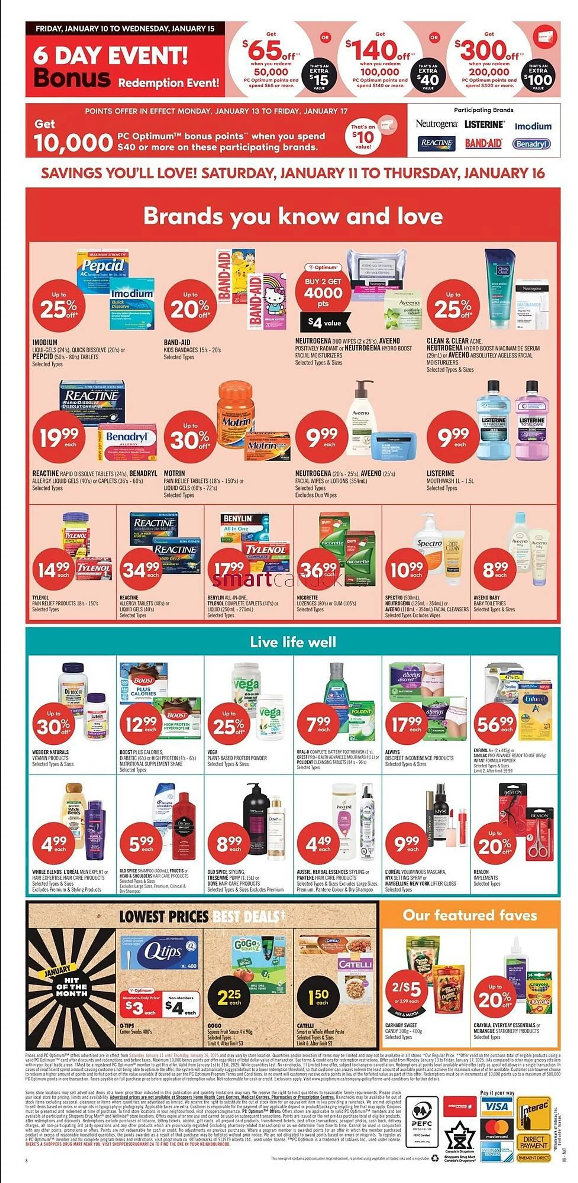 Shoppers Drug Mart flyer from January 9 to January 15 2025 - flyer page 21