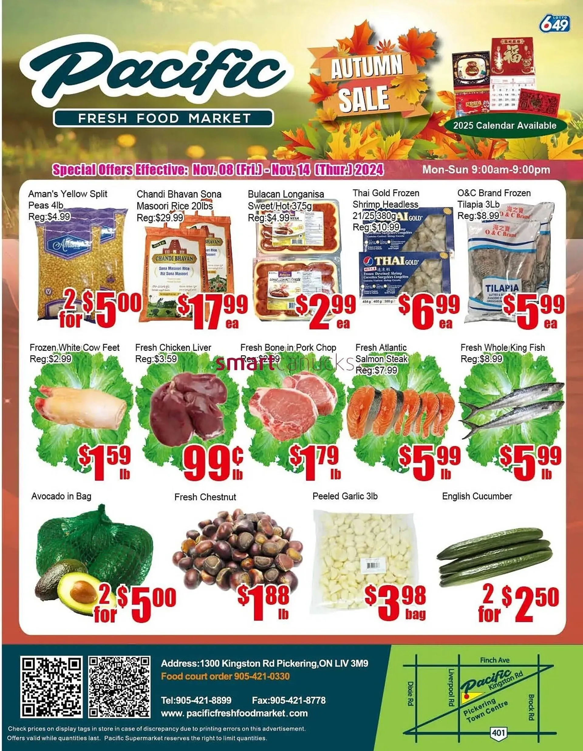 New Pacific Supermarket flyer - 1