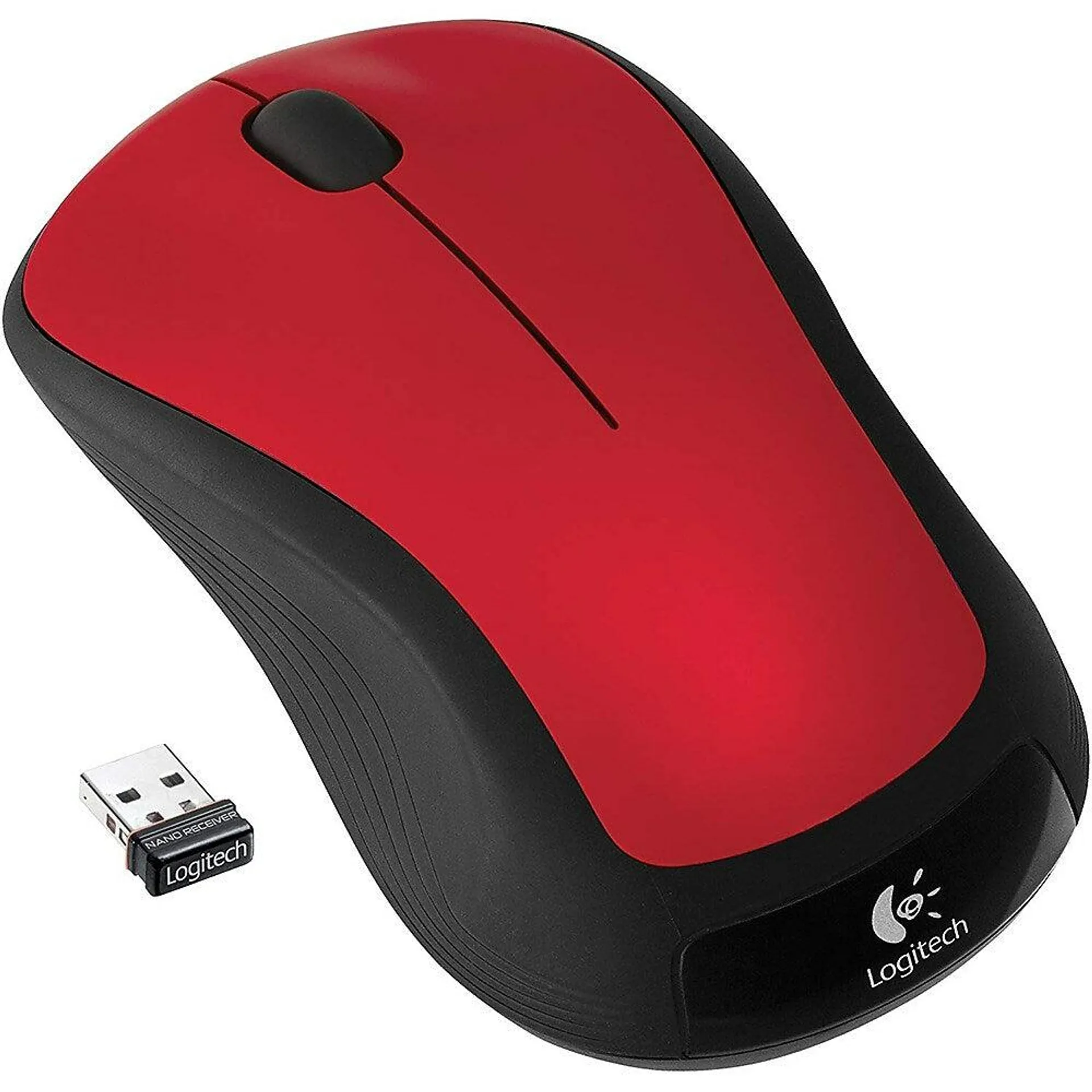 Logitech M310 Wireless Mouse - Glossy Red