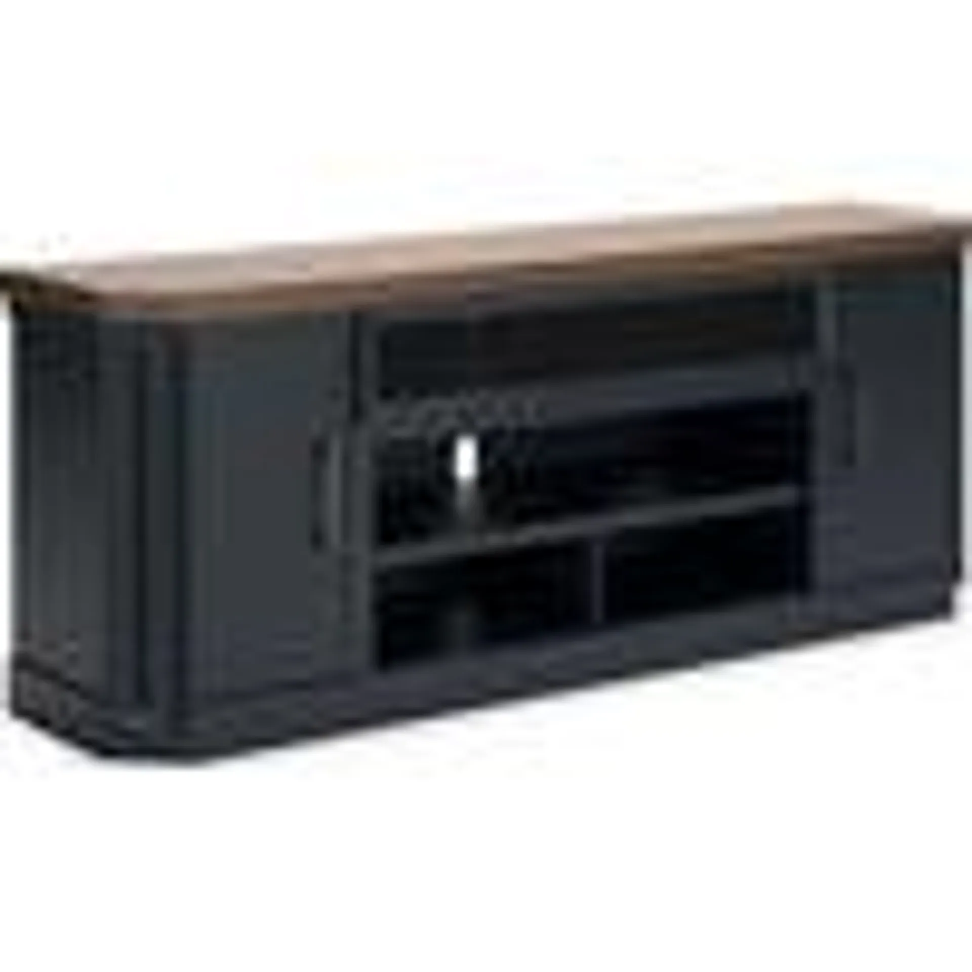 Landocken TV Stand - Brown/Blue