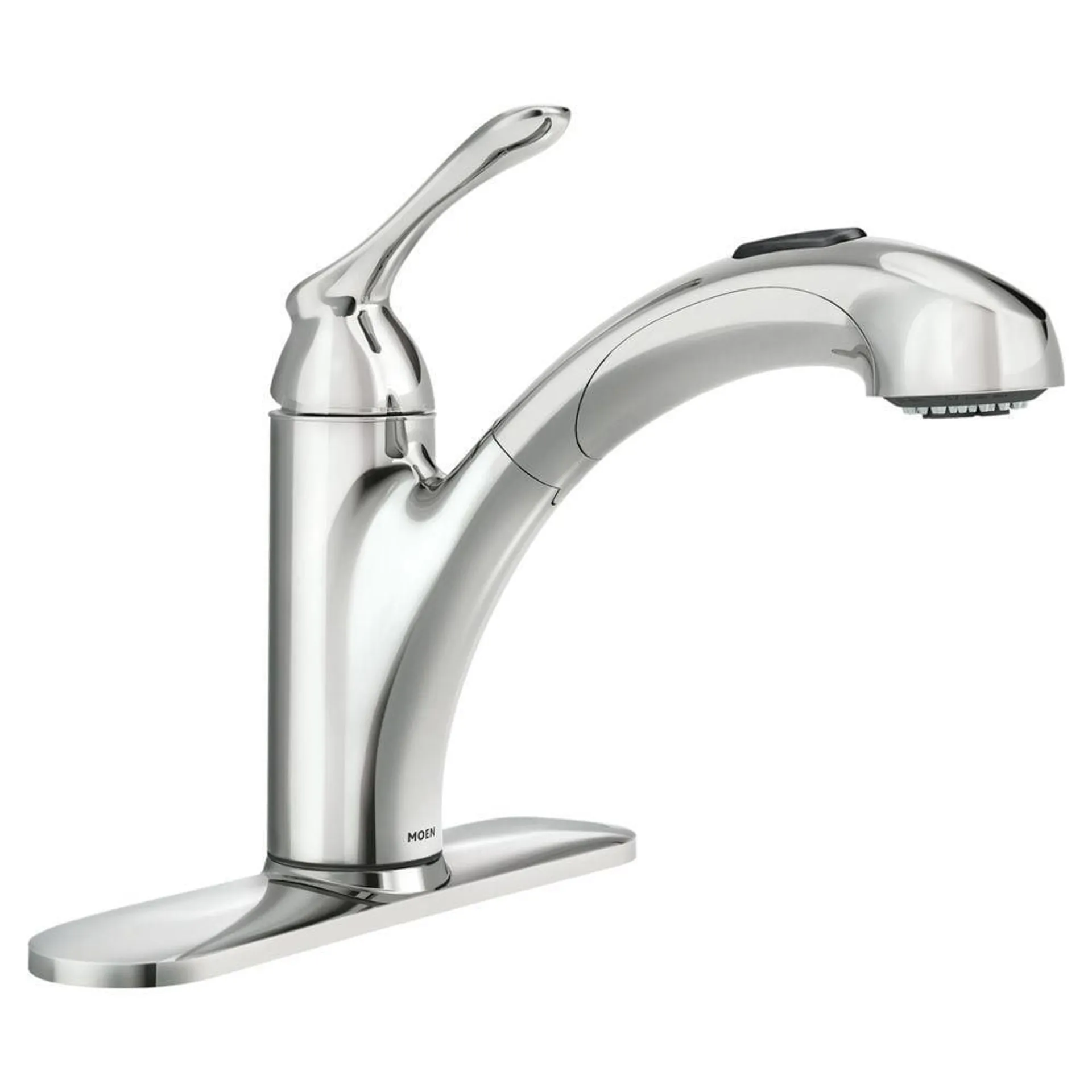 Banbury Single-Handle Pull-Out Sprayer Kitchen Faucet with Power Clean in Chrome