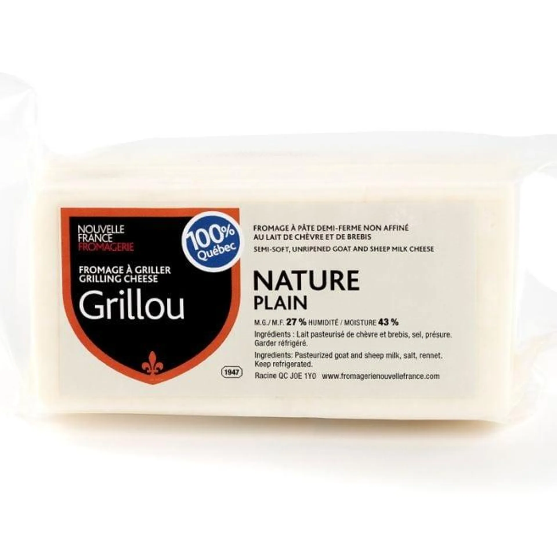 Fromage à griller Grillou nature