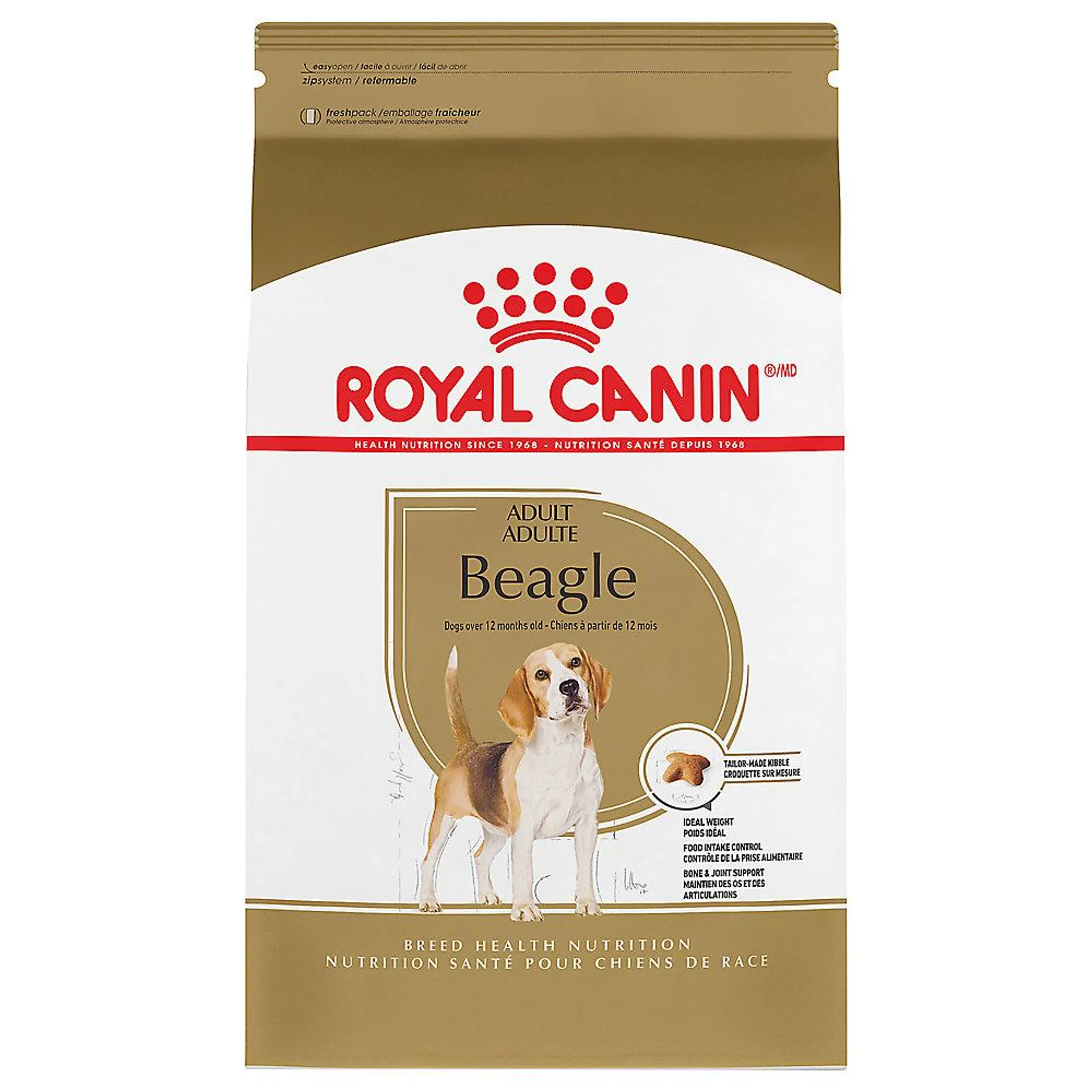 Royal Canin Breed Health Nutrition Beagle Breed Specific Adult Dog Dry Food - 6 lb