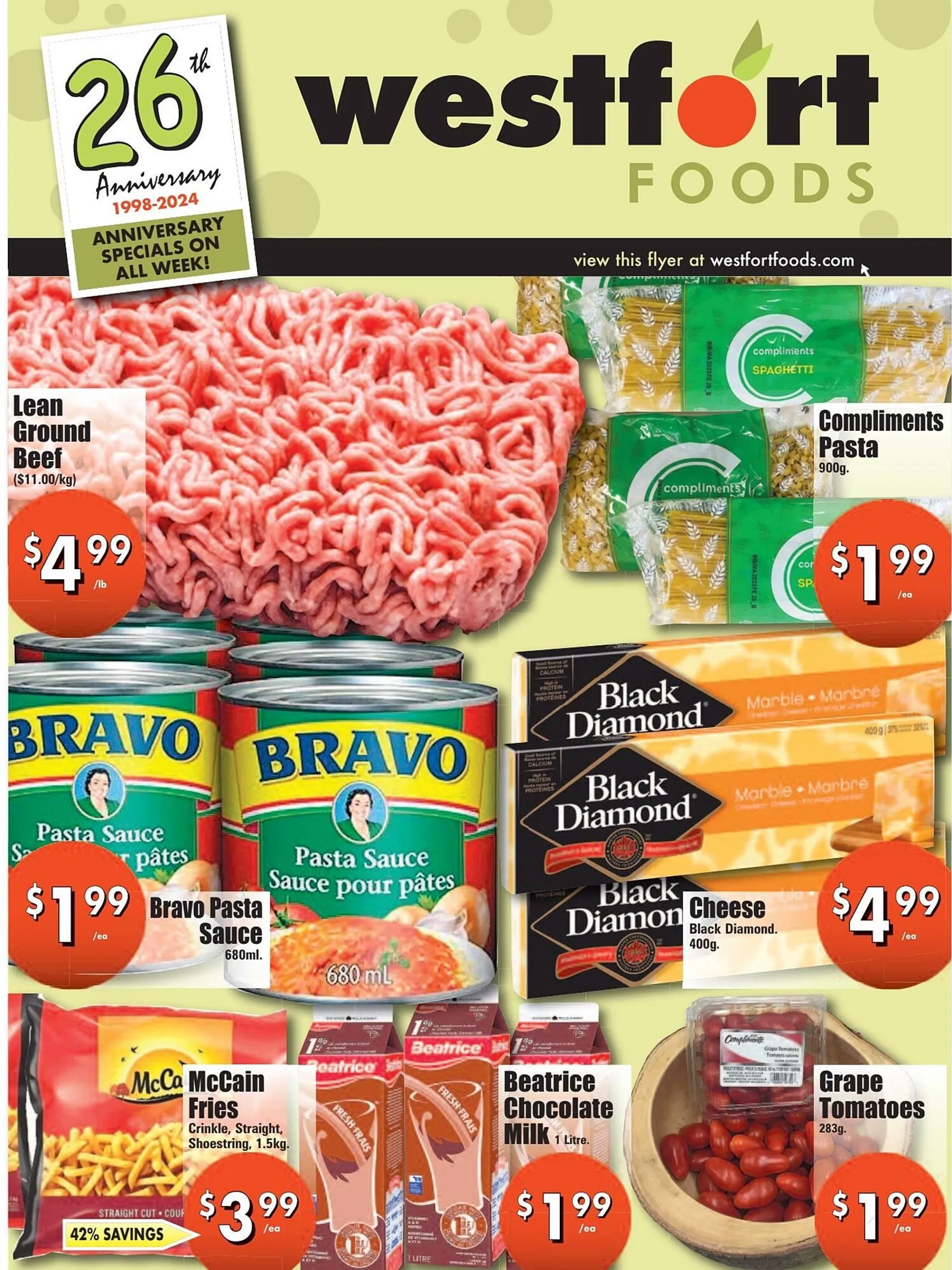 Westfort Foods flyer - 1