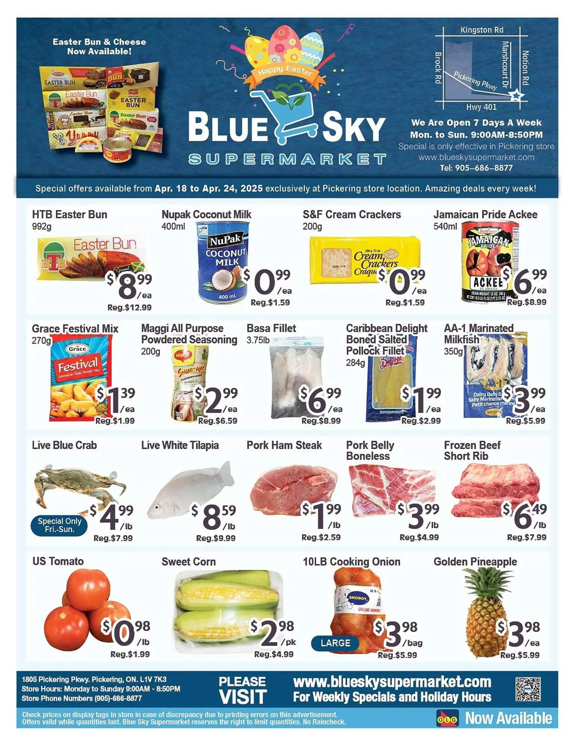 Blue Sky Supermarket flyer - 1