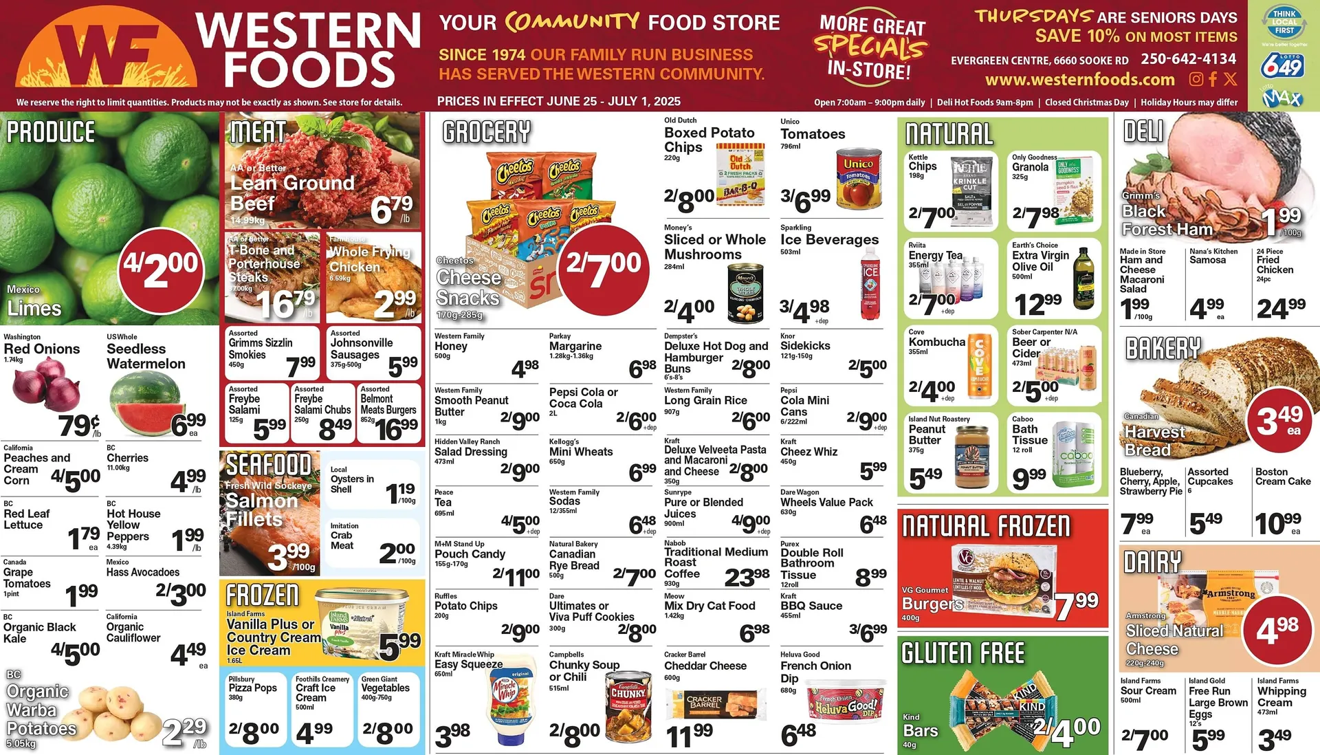 Western Foods flyer from June 25 to July 1 2025 - flyer page 1