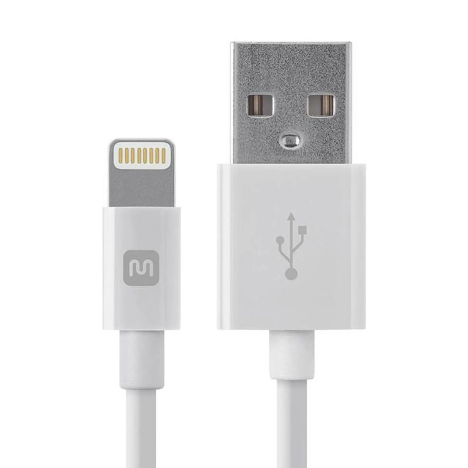 Select Series Apple MFi Certified Lightning to USB Charge & Sync Cable, 6-inch-Monoprice® - White