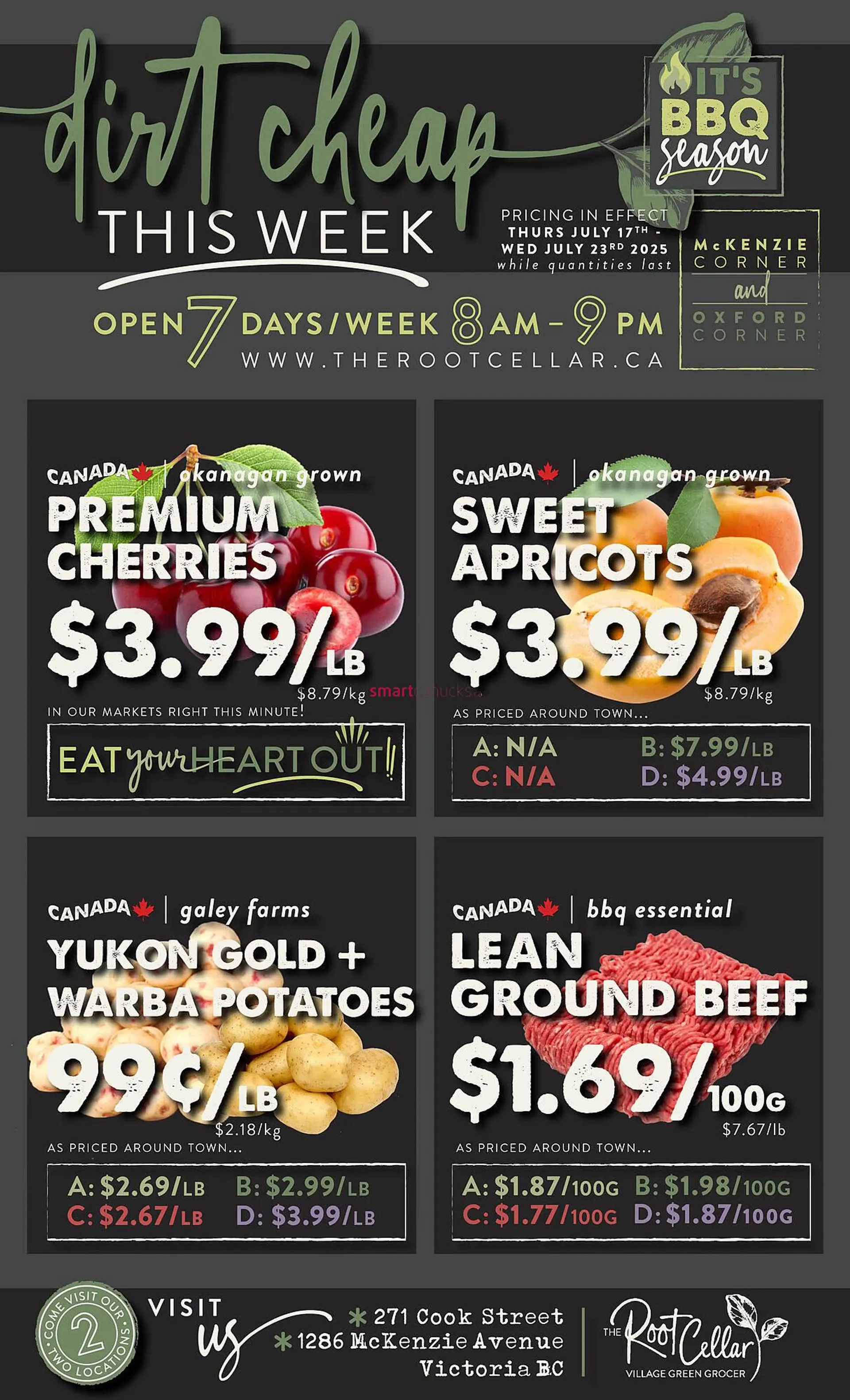 The Root Cellar flyer from July 17 to July 23 2025 - flyer page 1