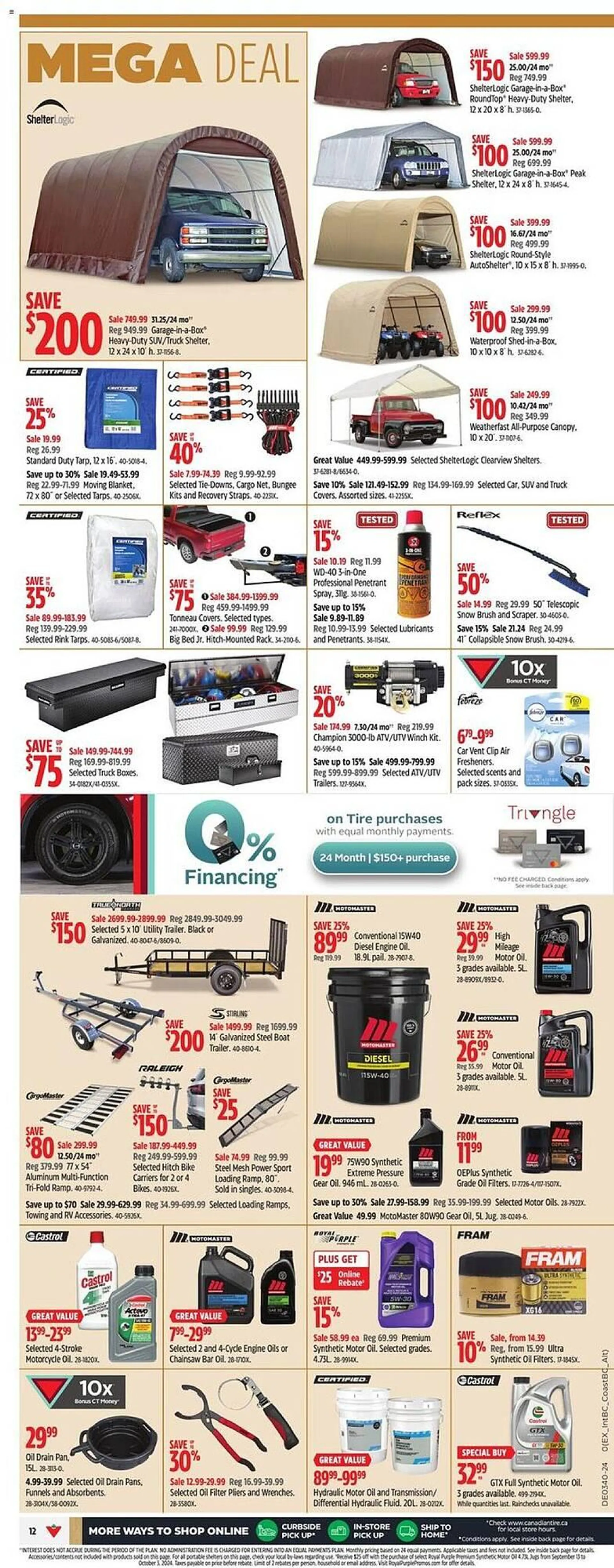 Canadian Tire flyer from September 26 to October 3 2024 - flyer page 23