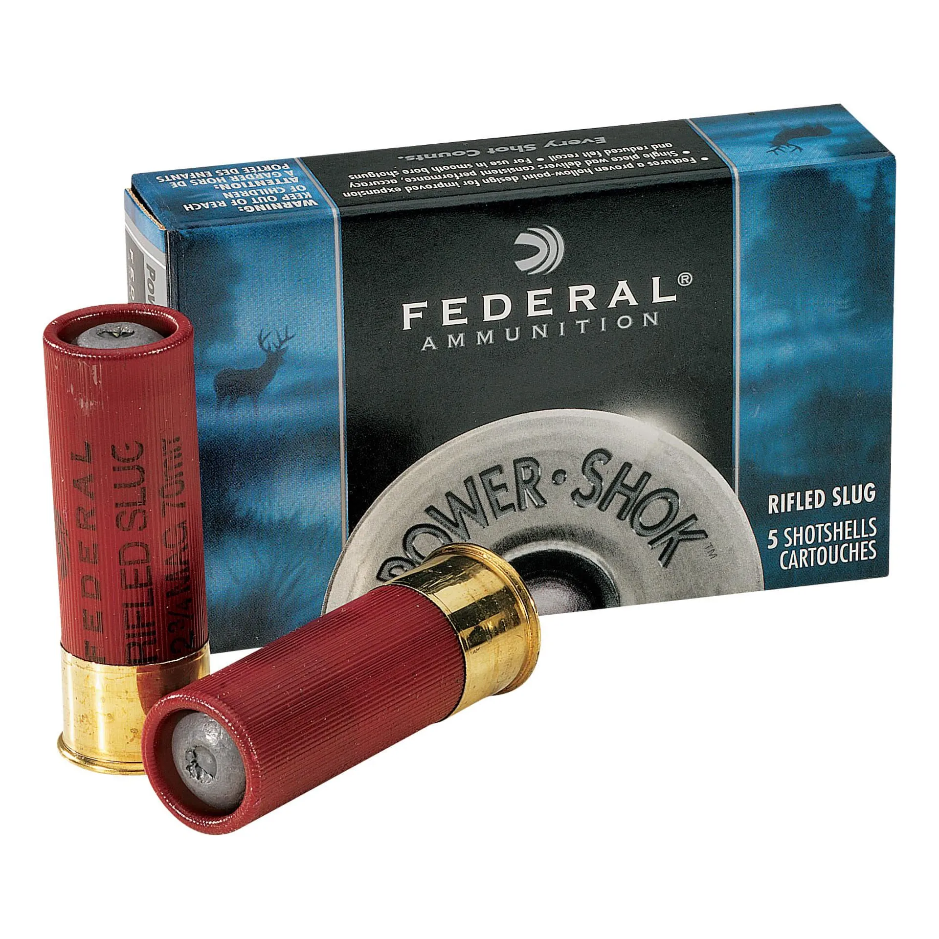 Federal® Power Shok Shotgun Slugs - 12 Gauge