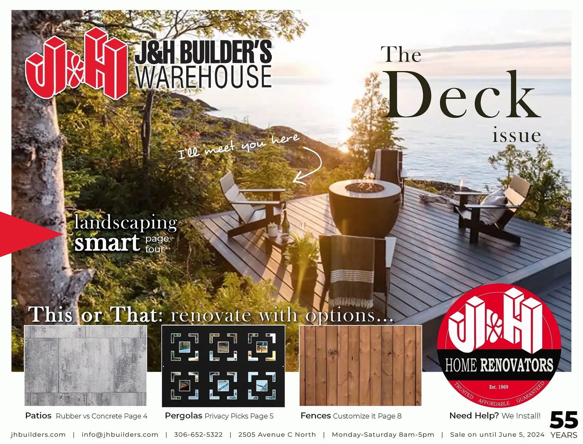 J&H Builders Warehouse flyer - 1