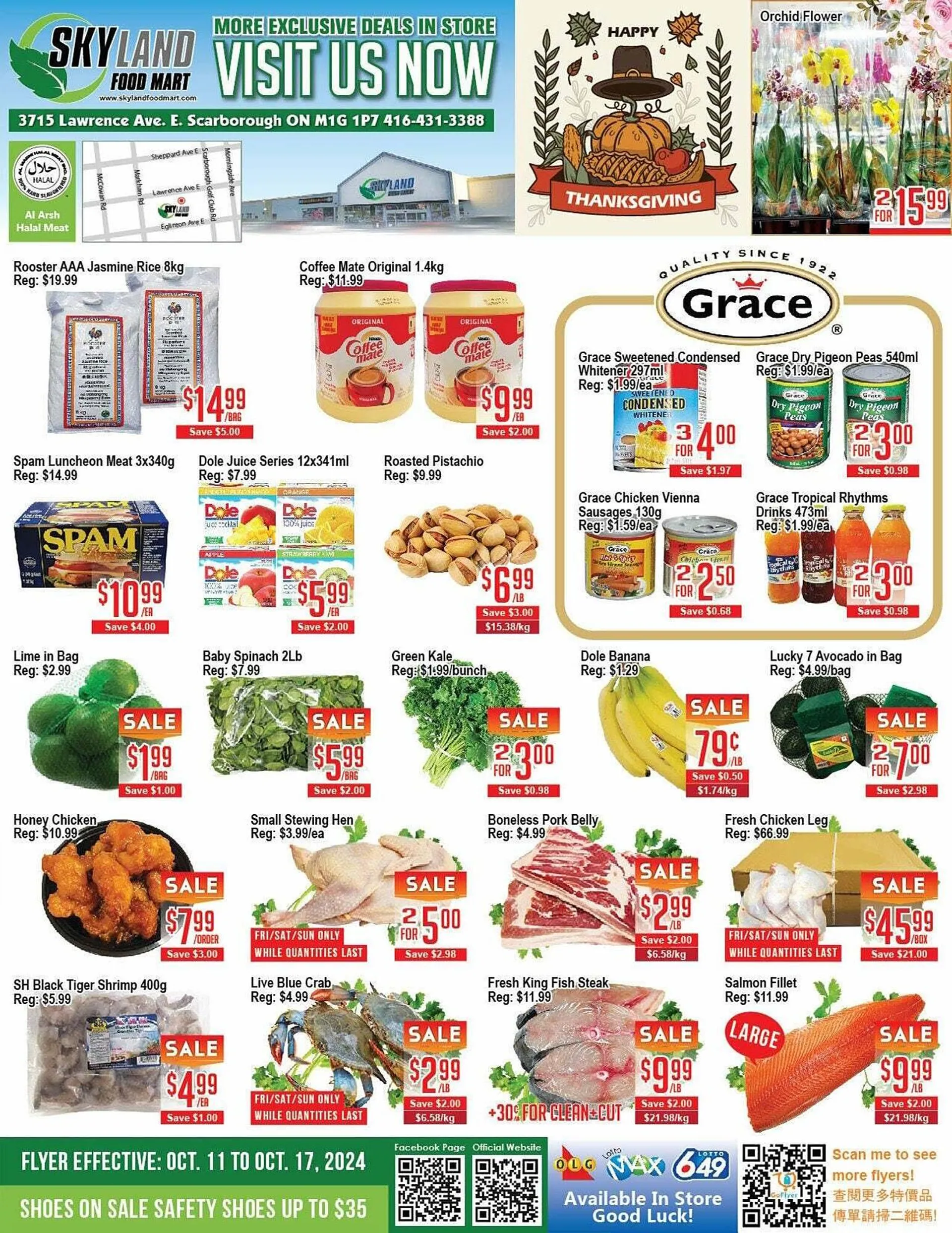 Skyland Foodmart flyer - 1