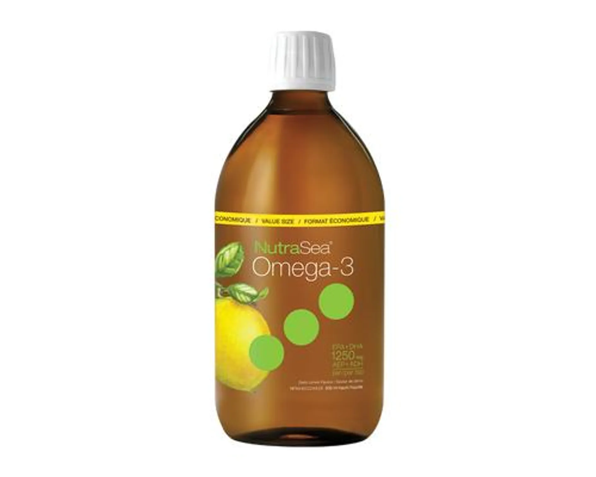 NutraSea Omega-3 Zesty Lemon 500mL