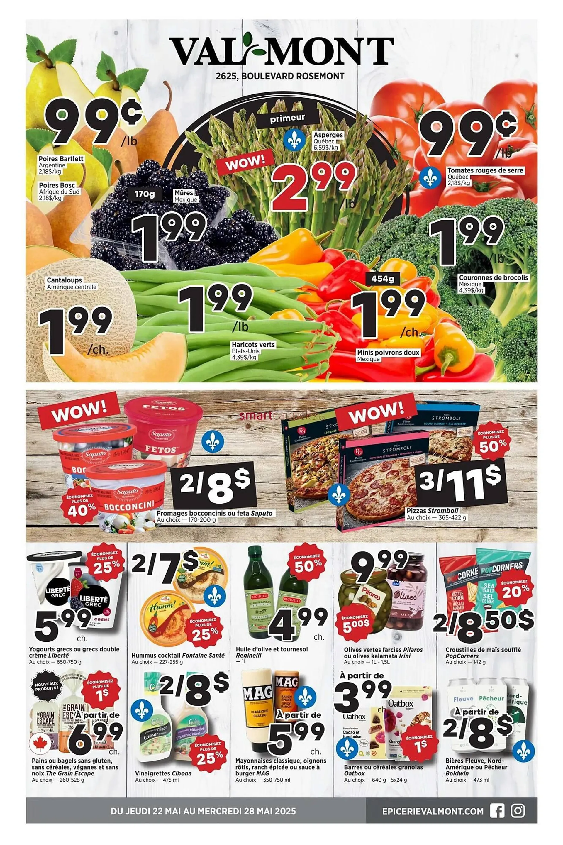 Val-Mont flyer from May 22 to June 11 2025 - flyer page 1