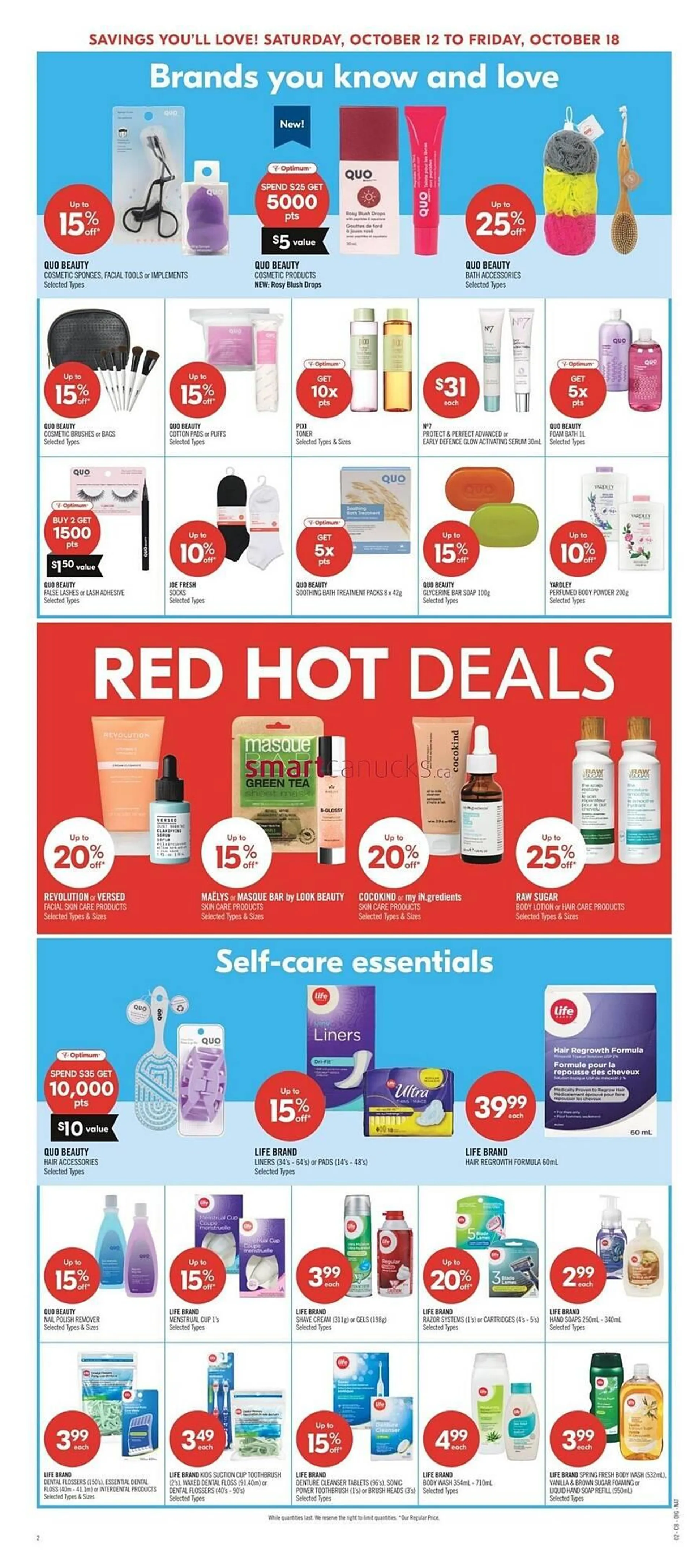 Shoppers Drug Mart flyer from October 12 to October 18 2024 - flyer page 16