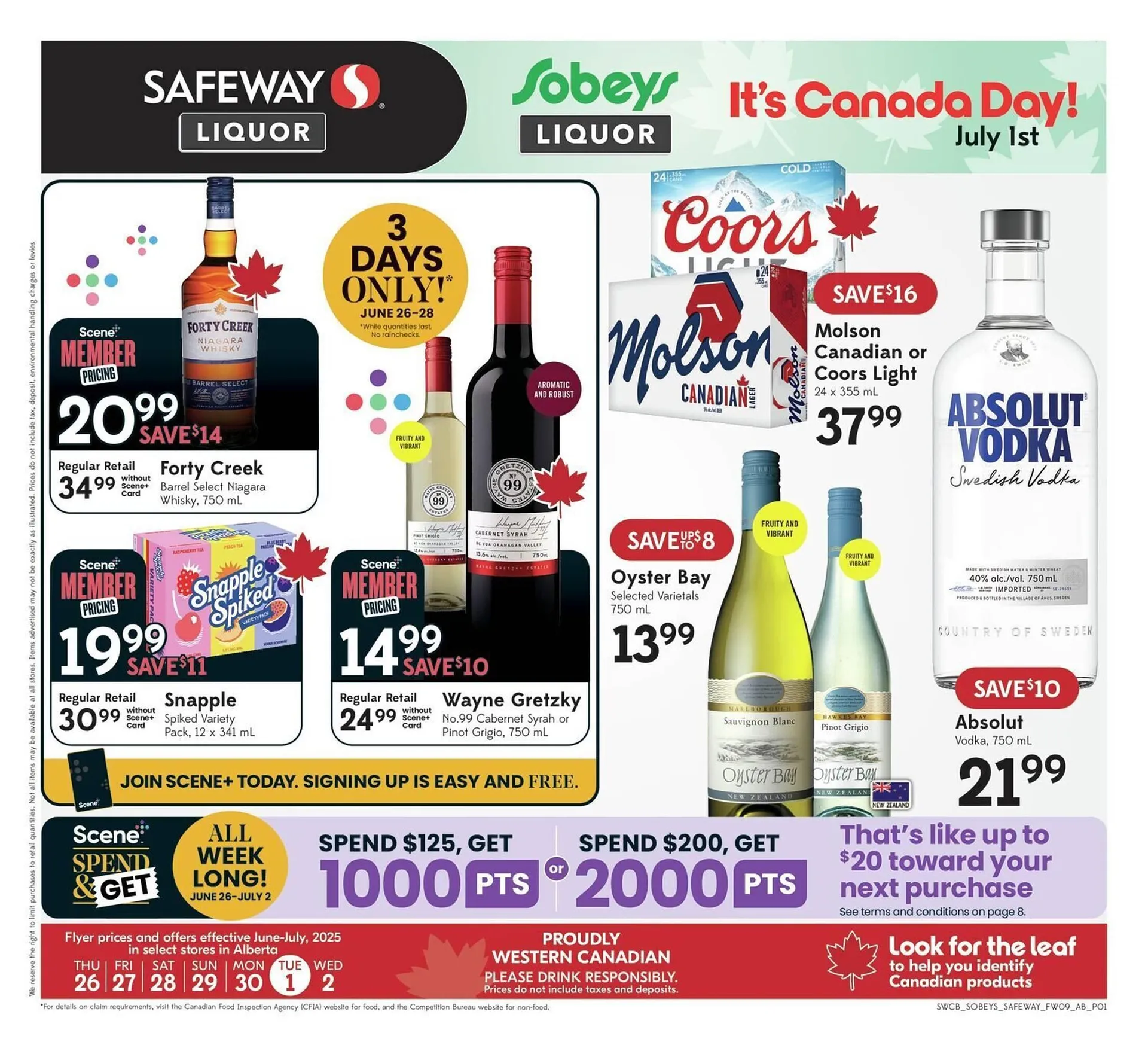Safeway flyer from June 26 to July 3 2025 - flyer page 1