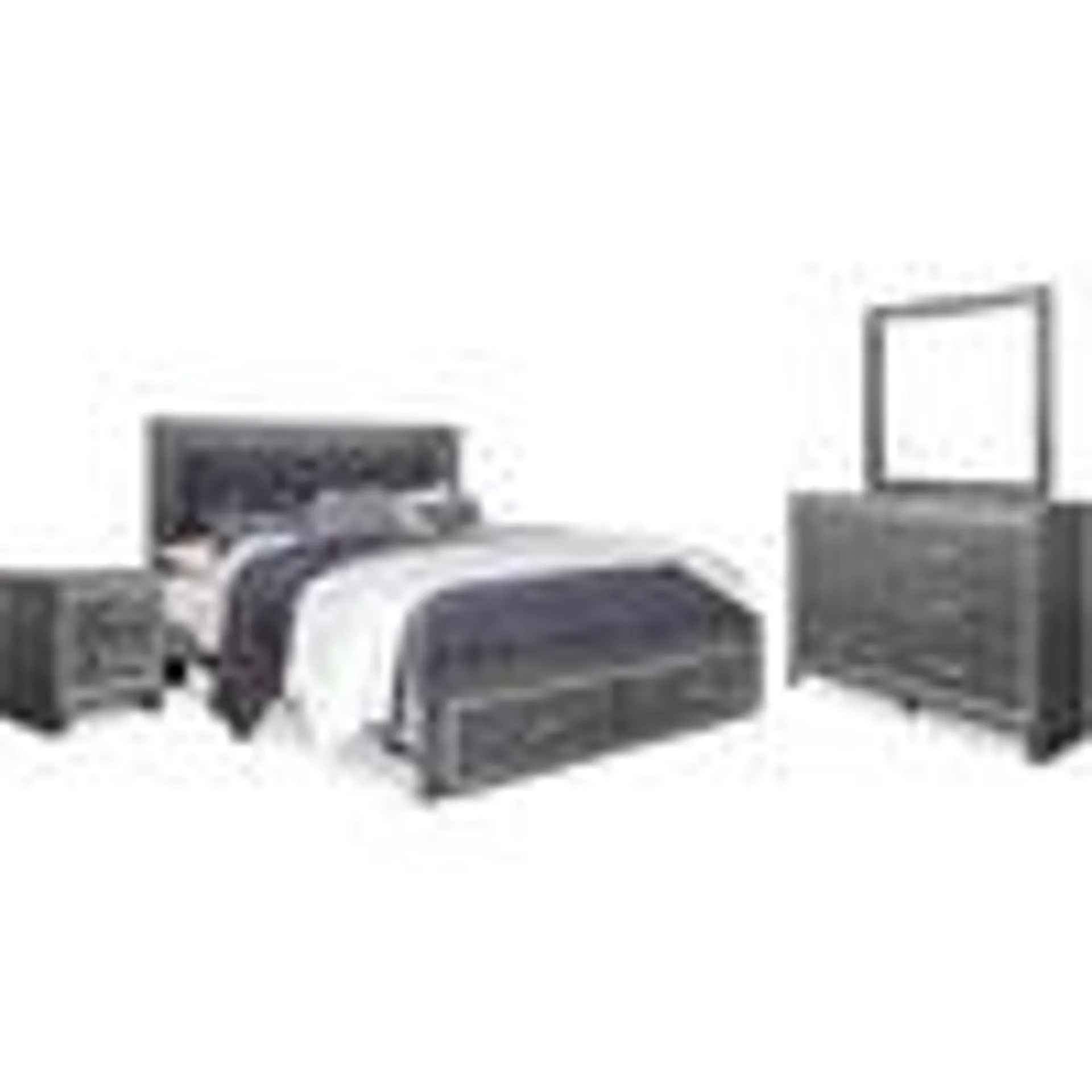 Lodanna 6 Piece Queen Bedroom - Gray