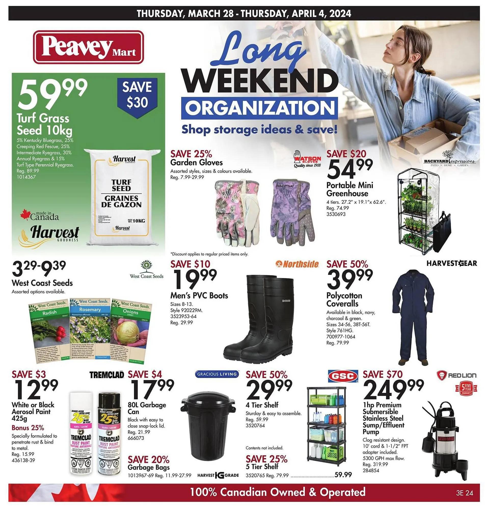 Peavey Mart flyer from March 27 to April 2 2024 - flyer page 1