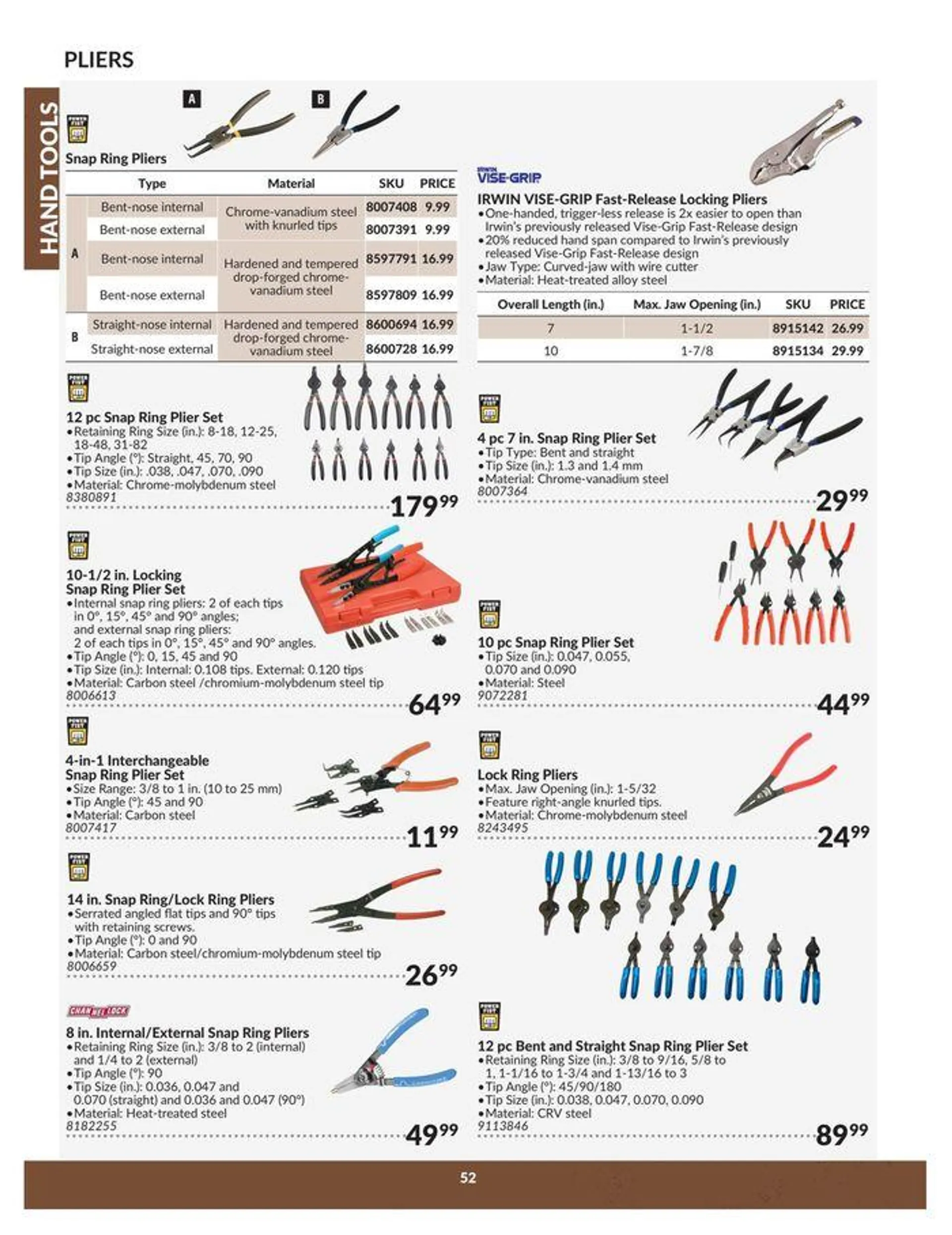 Hand Tools Catalogue from April 23 to April 22 2025 - flyer page 52