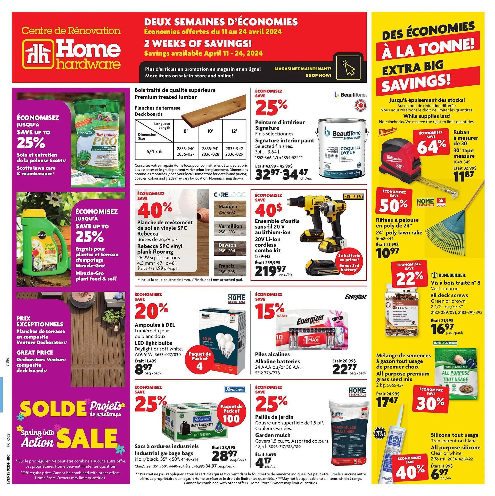 Home Hardware flyer from April 11 to May 1 2024 - flyer page 