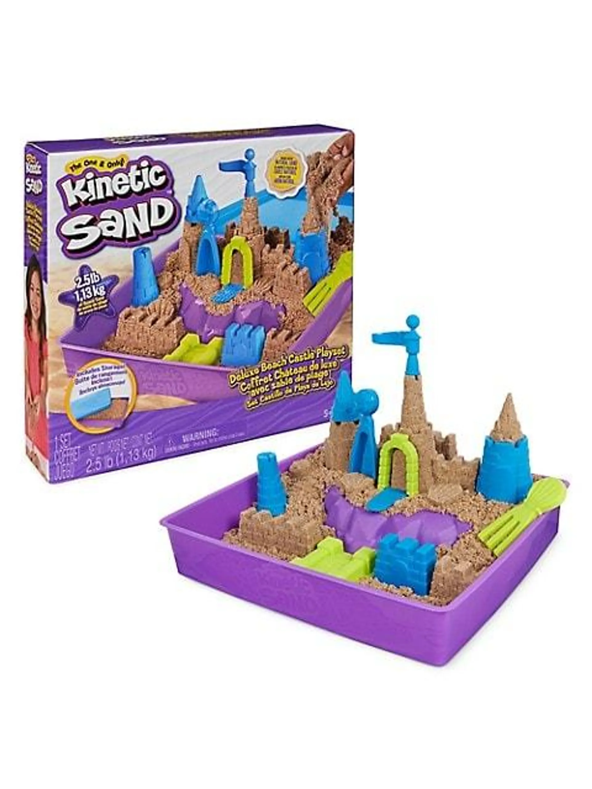 Kinetic Sand Deluxe Beach Castle Play Set