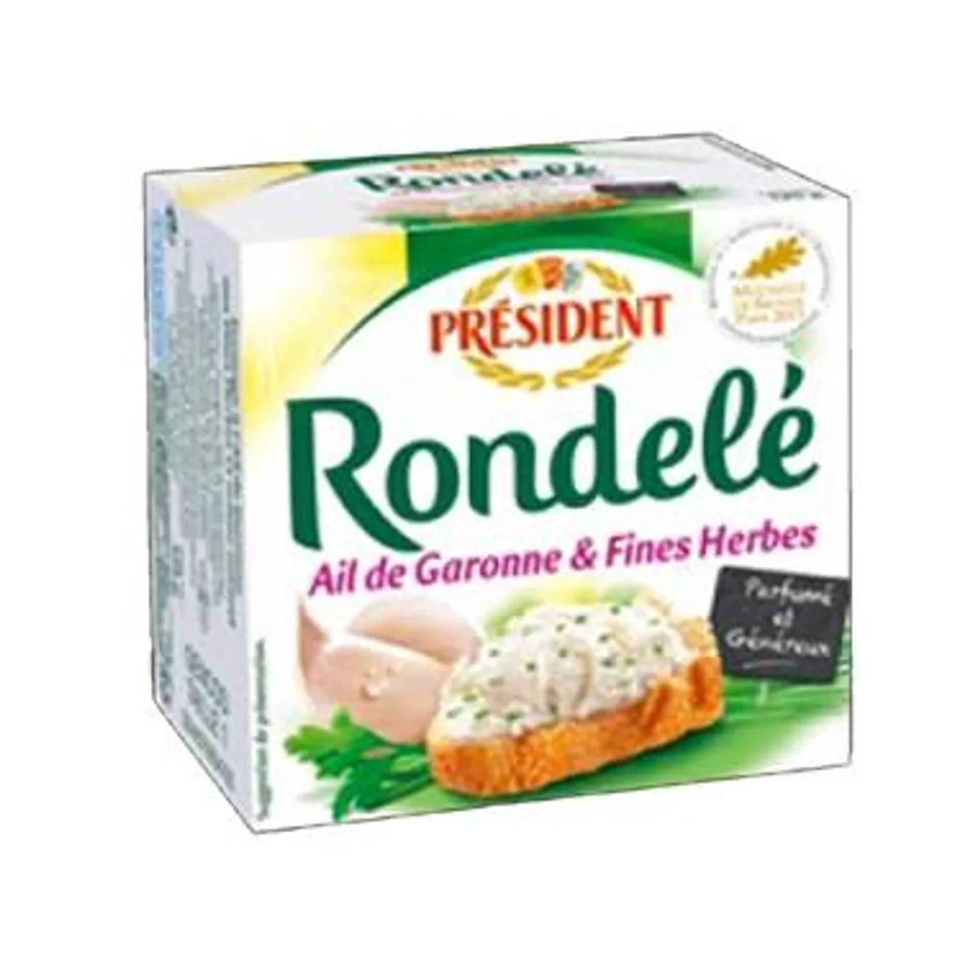 Fromage à tartiner Rondelé ail et fines herbes 125 g