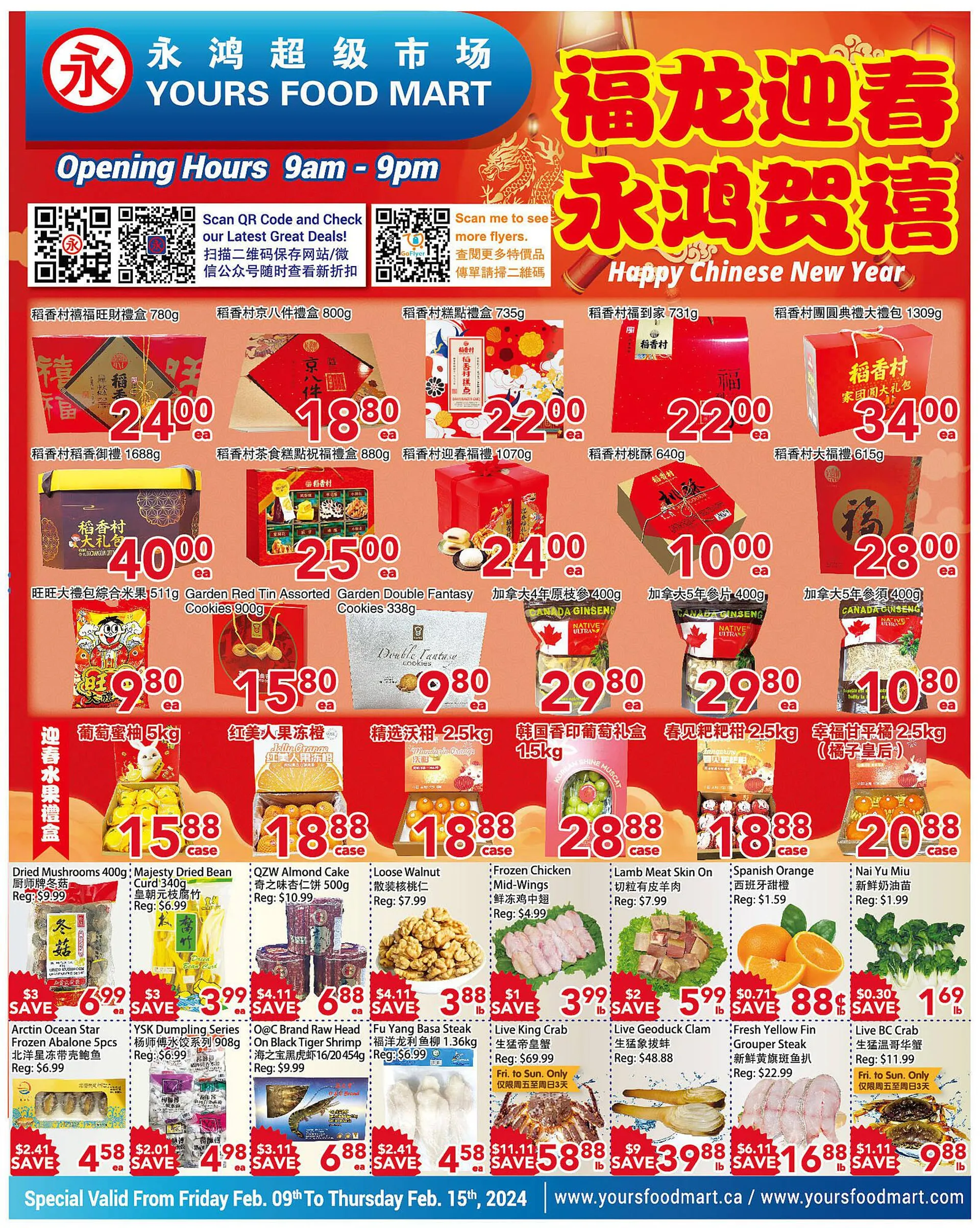 Yours Food Mart flyer from February 9 to February 15 2024 - flyer page 