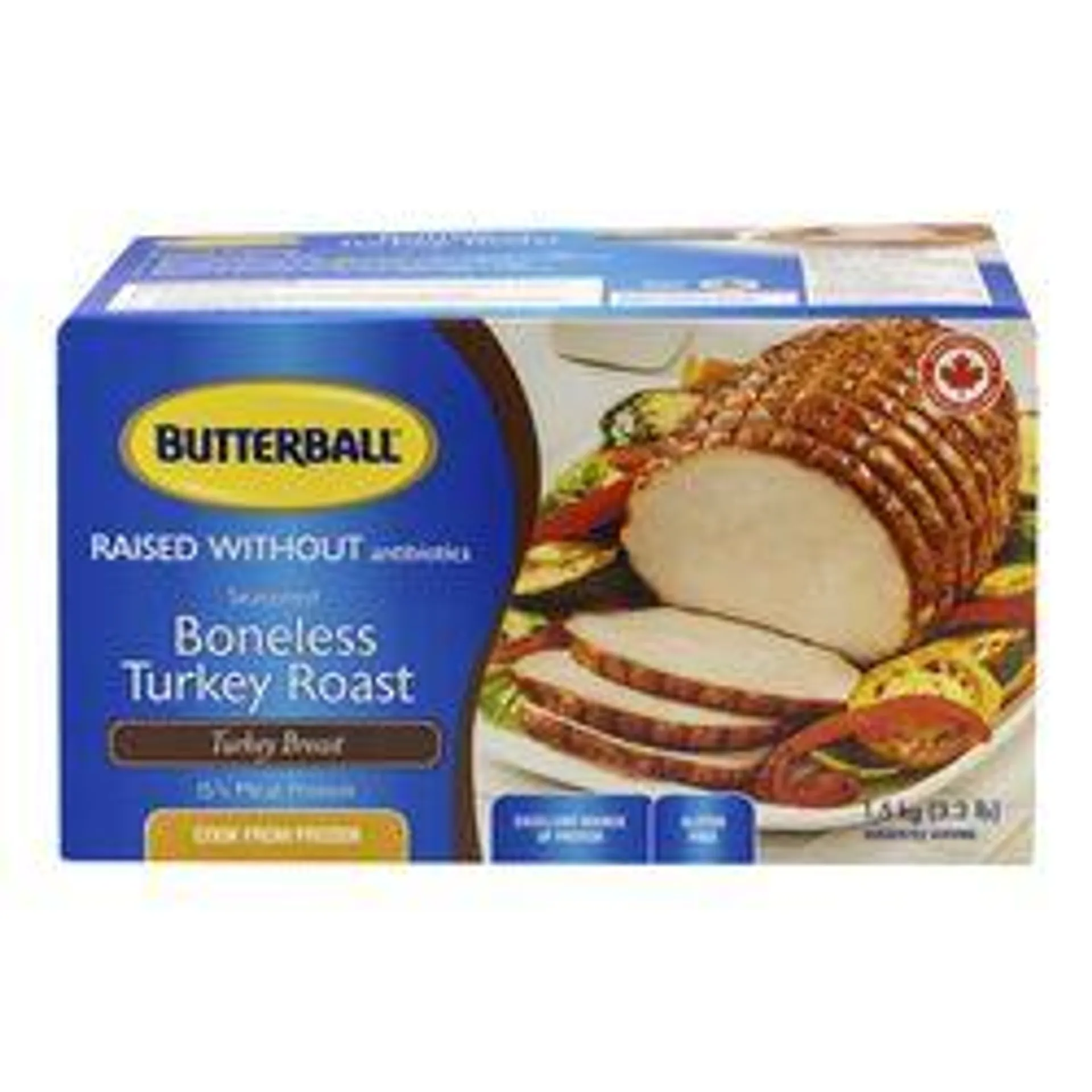 Frozen Seasoned Boneless Turkey Breast