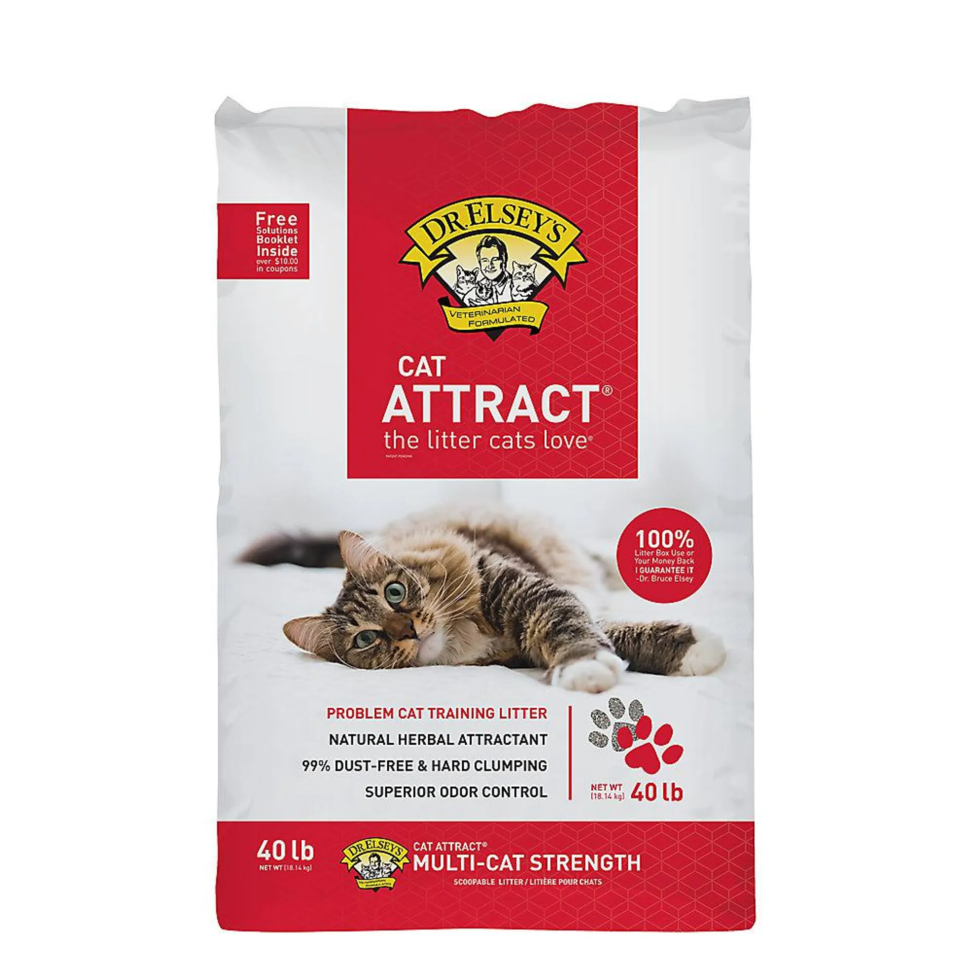 Dr. Elsey's Precious Cat Cat Attract Clumping Multi-Cat Clay Cat Litter - Low Dust