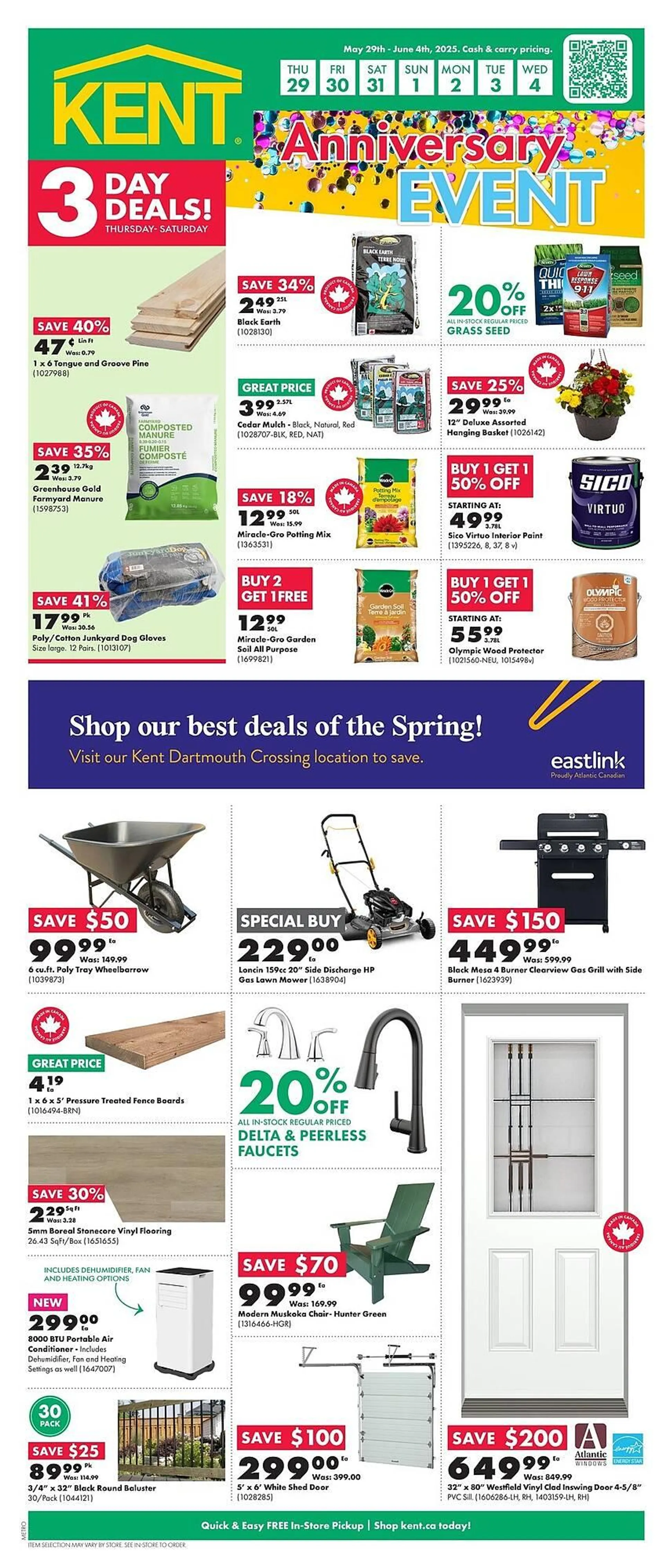 Kent flyer from May 28 to June 15 2025 - flyer page 1