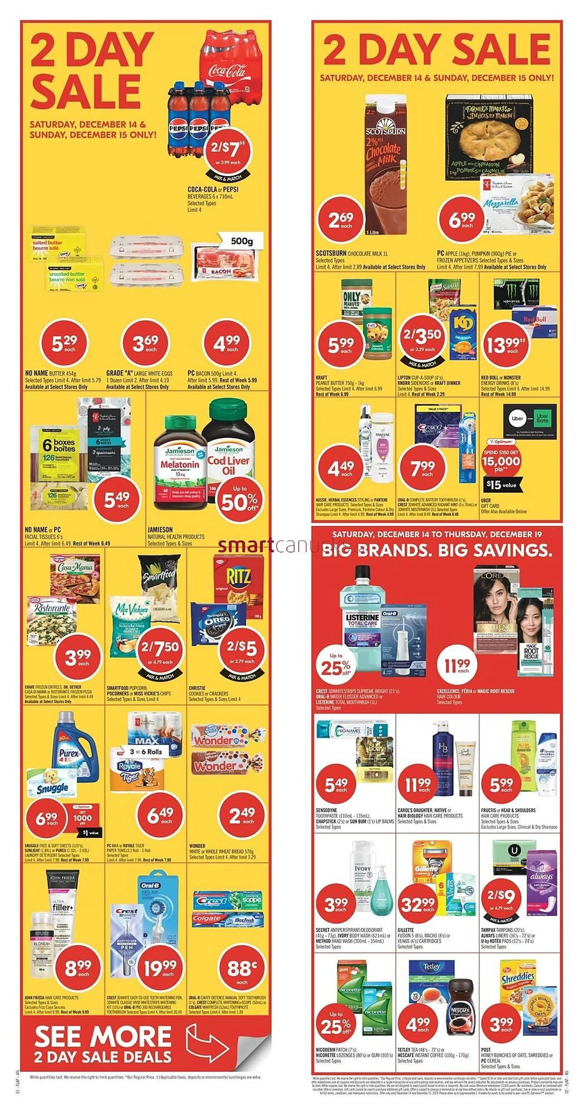 Shoppers Drug Mart flyer from December 12 to December 18 2024 - flyer page 2