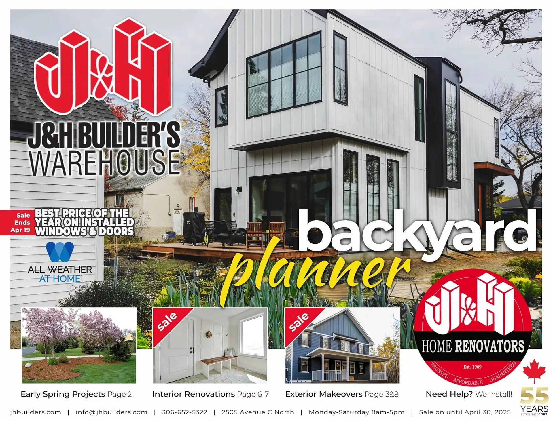 J&H Builders Warehouse flyer - 1