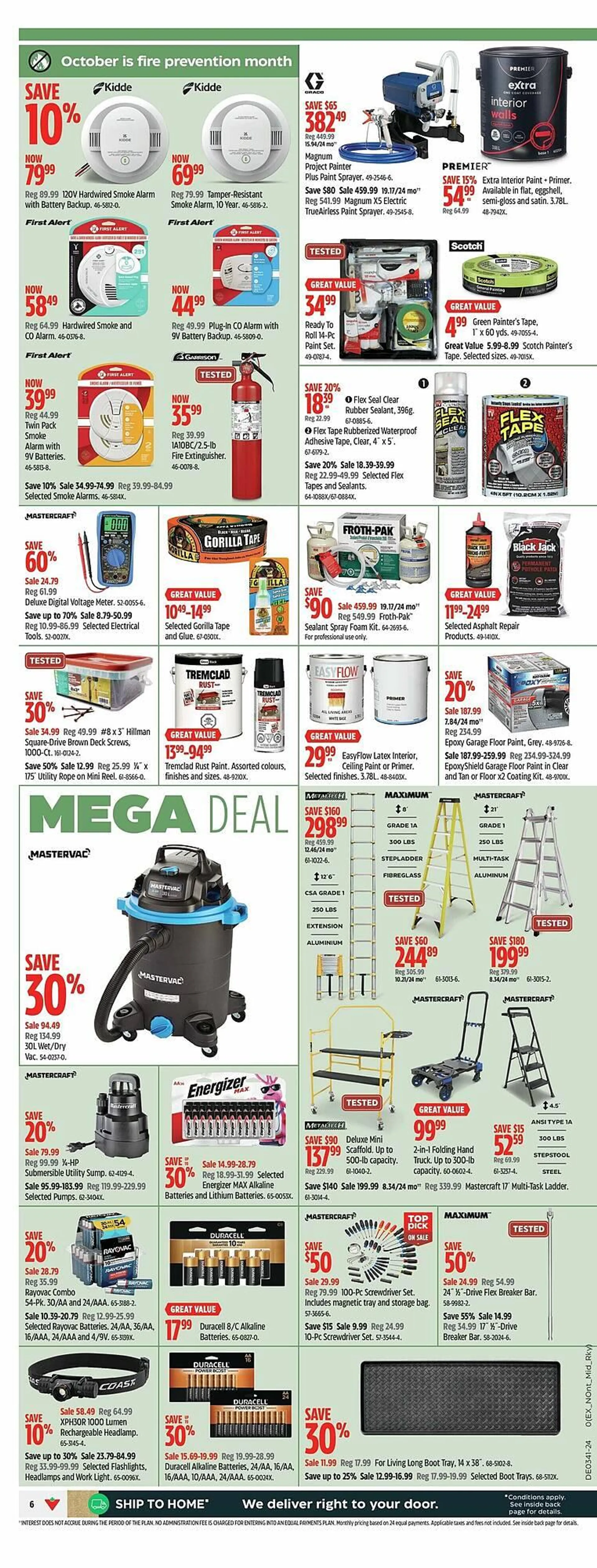 Canadian Tire flyer from October 3 to November 7 2024 - flyer page 9