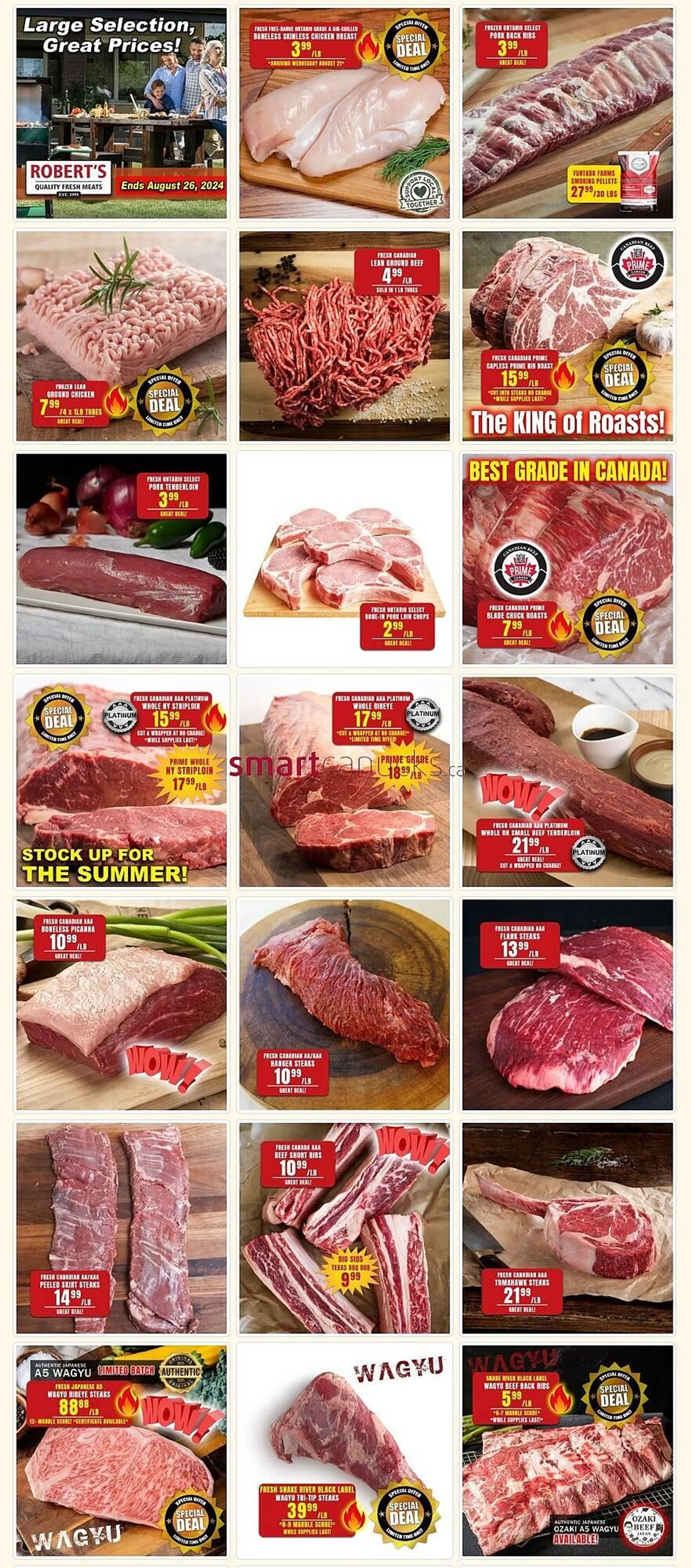 Roberts Fresh and Boxed Meats flyer - 1