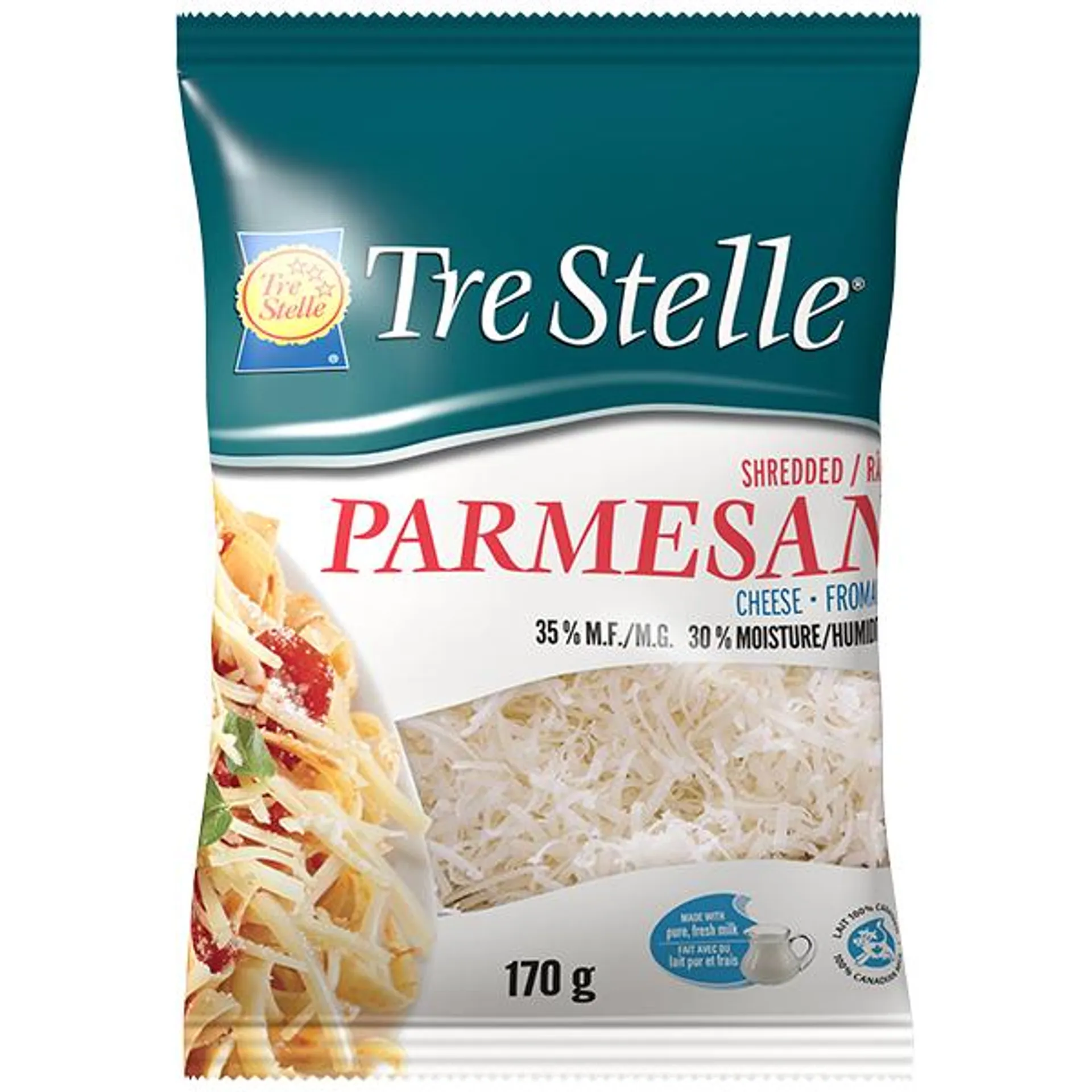 Tre Stelle Parmesan Shredded 170gm