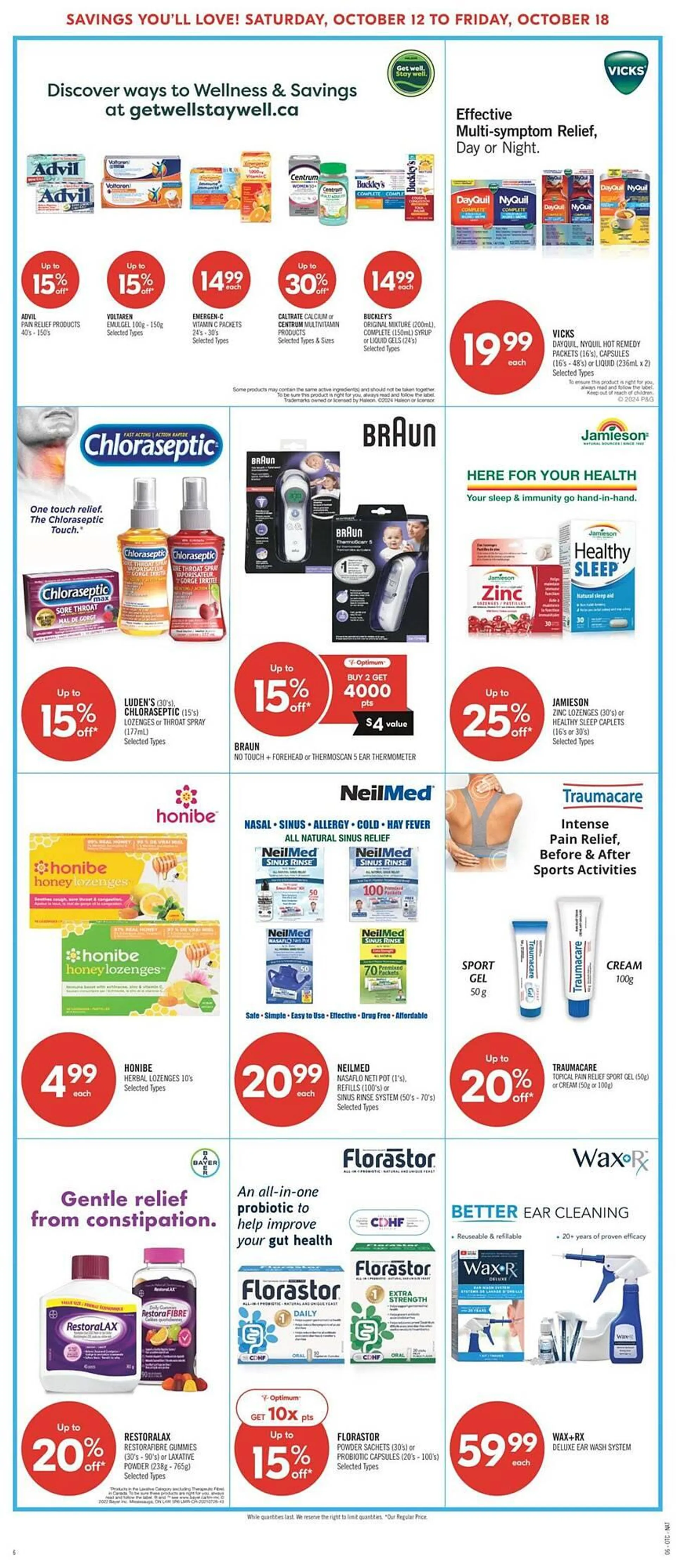 Shoppers Drug Mart flyer from October 12 to October 19 2024 - flyer page 14