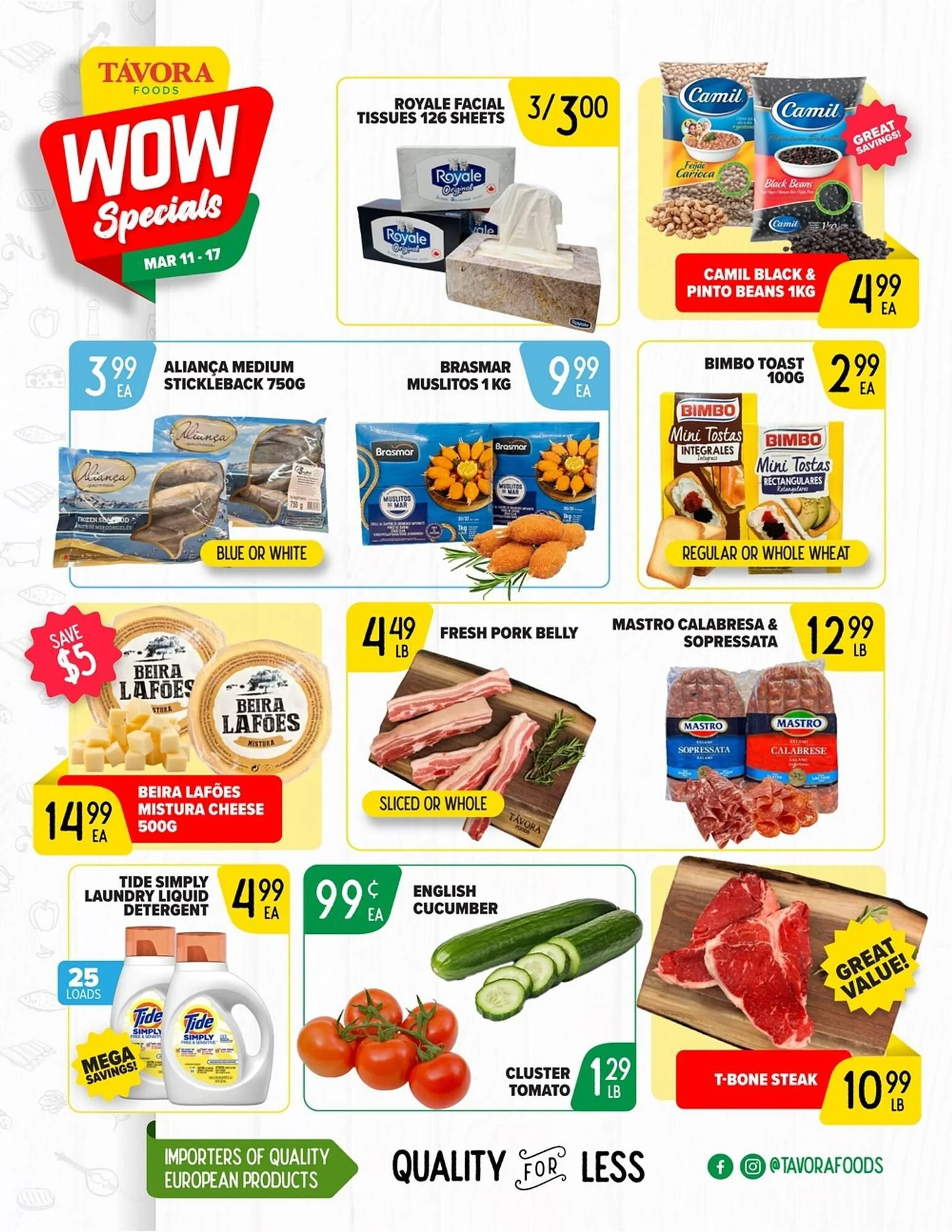 Tavora Foods flyer from March 13 to March 26 2024 - flyer page 1