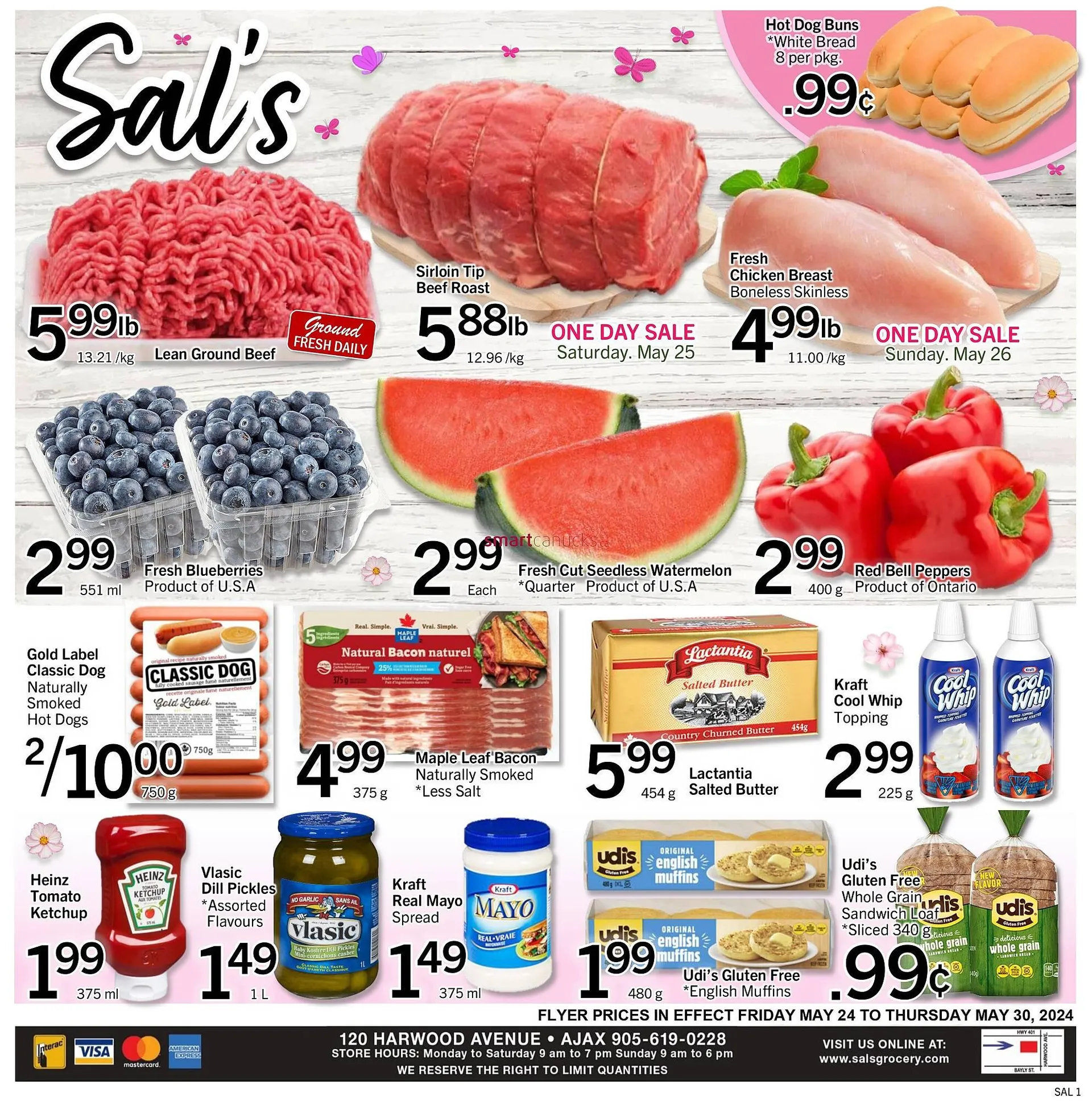 Sal's Grocery flyer from May 24 to May 30 2024 - flyer page 1