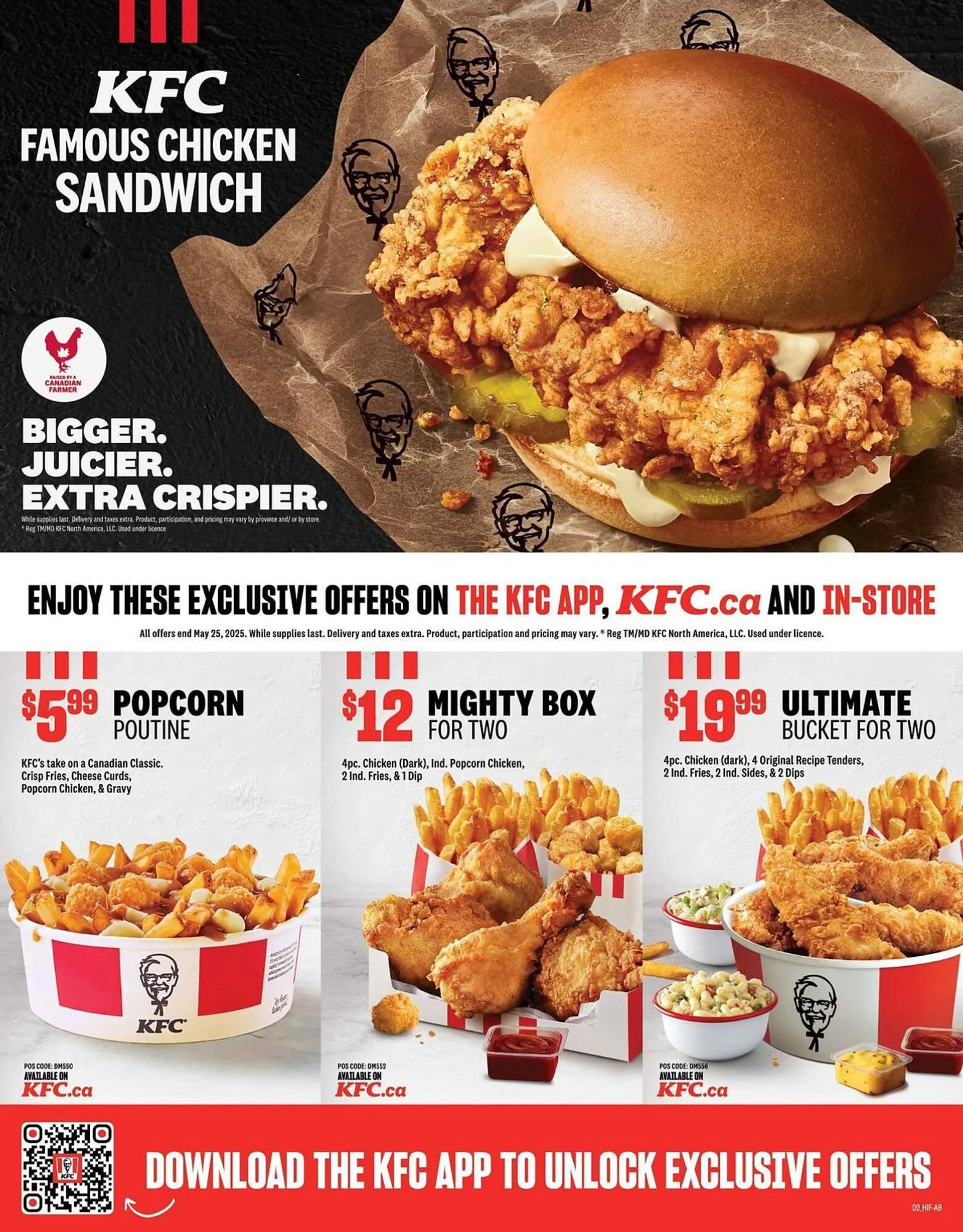 KFC flyer - 1