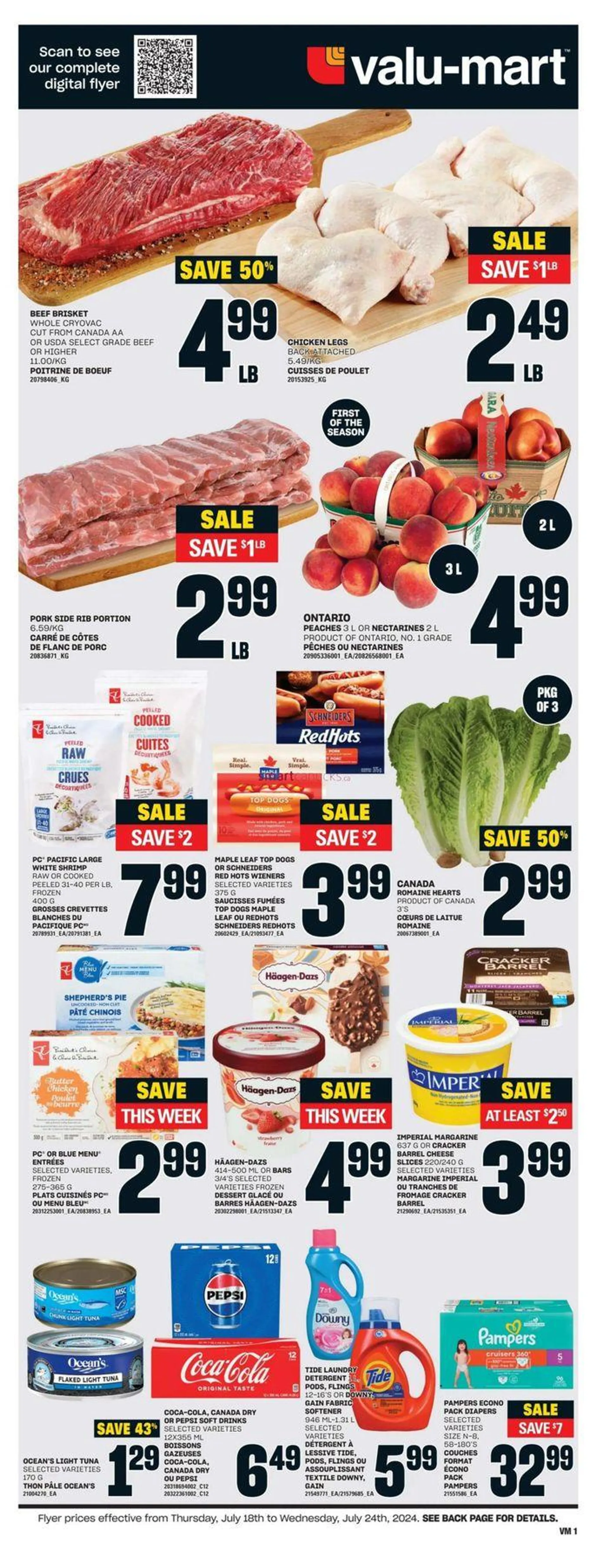 Valu-mart weeky flyer from July 18 to July 24 2024 - flyer page 2